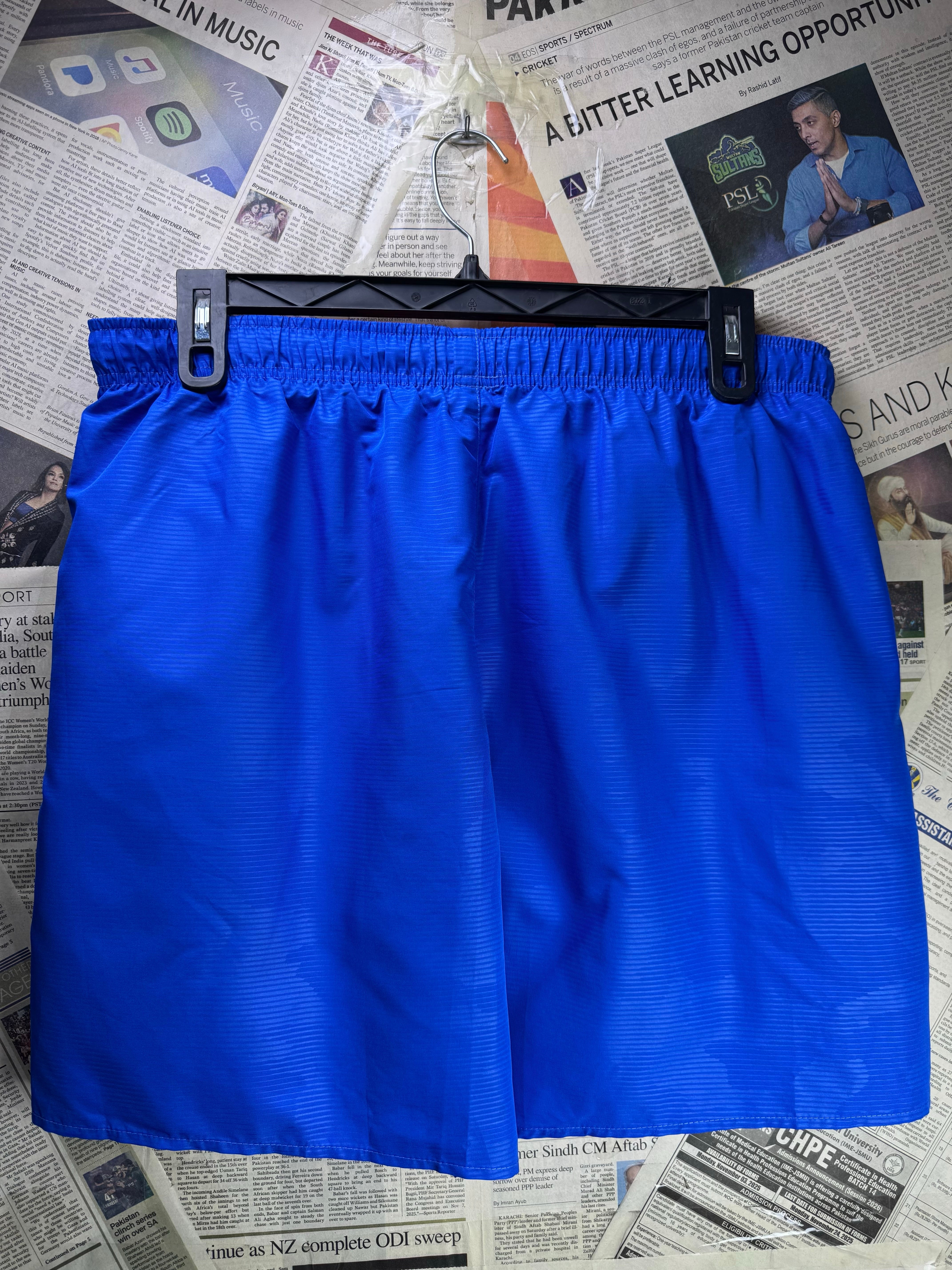 N*ke® Waist: 34" to 36" | Blue | Sports Shorts | Poly | 1706 - Genuine Maal