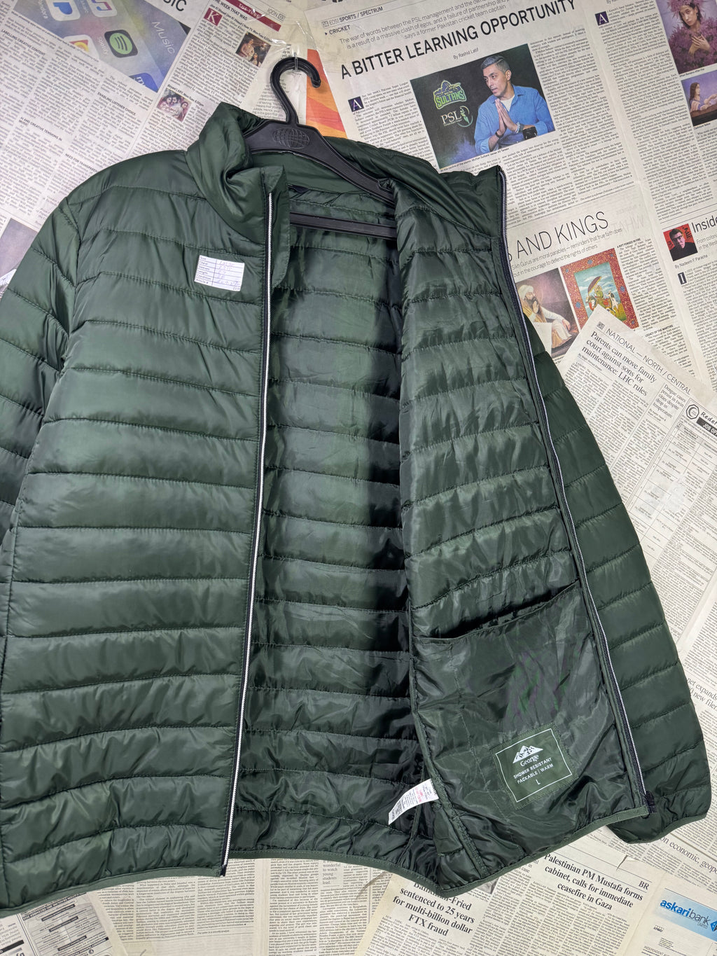 George® Large | Chest: 23.5" | Forest Green | Puffer Jacket | Filling: Poly | 2219 - Genuine Maal