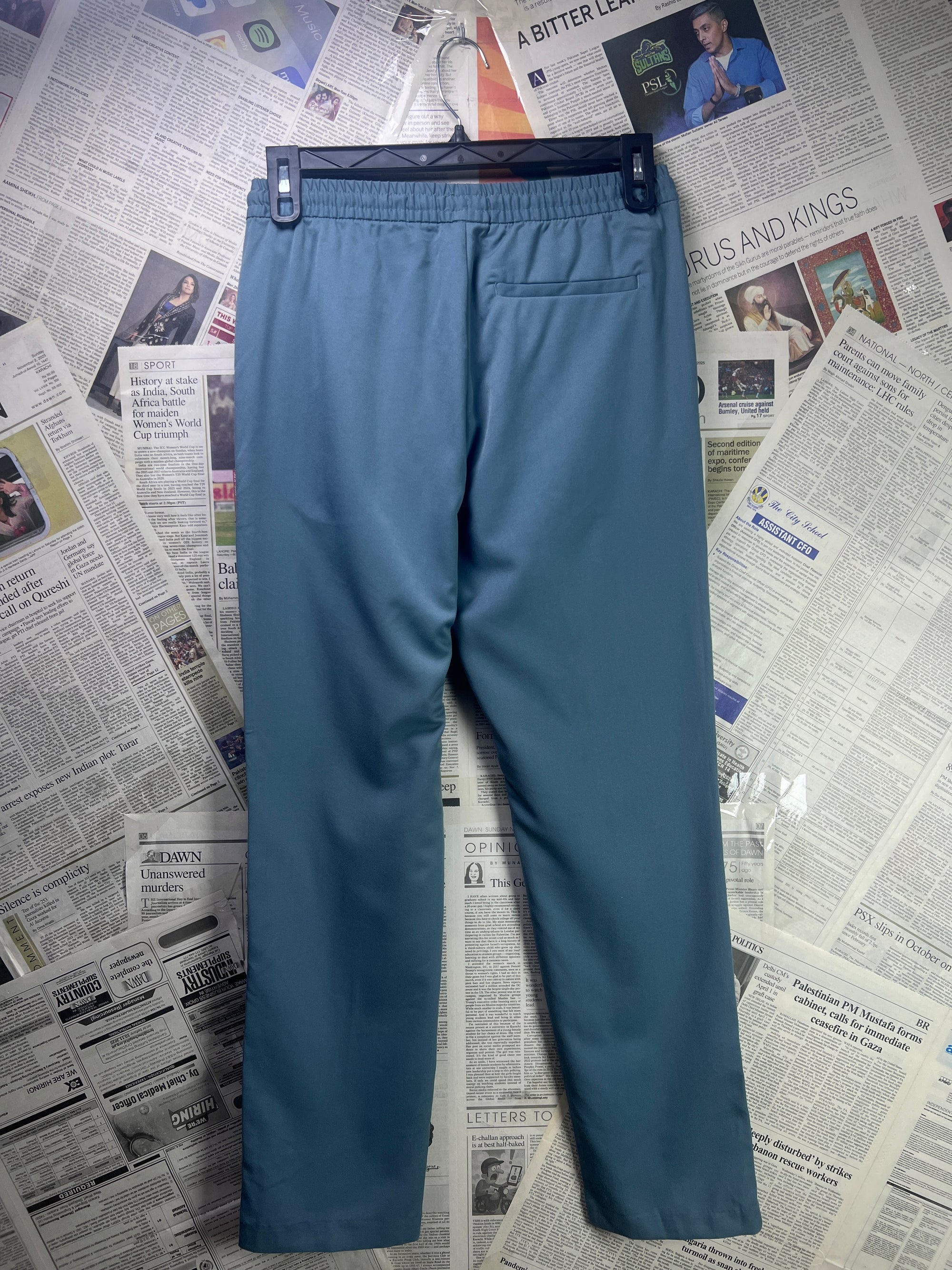 H&M® Waist: 28" | Teal | Trouser | Stretch Lining | Poly Viscose | 2411 - Genuine Maal