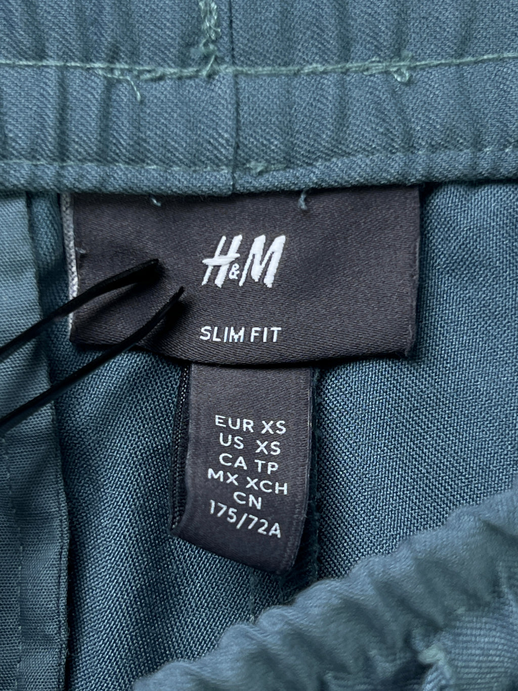 H&M® Waist: 28" | Teal | Trouser | Stretch Lining | Poly Viscose | 2411 - Genuine Maal