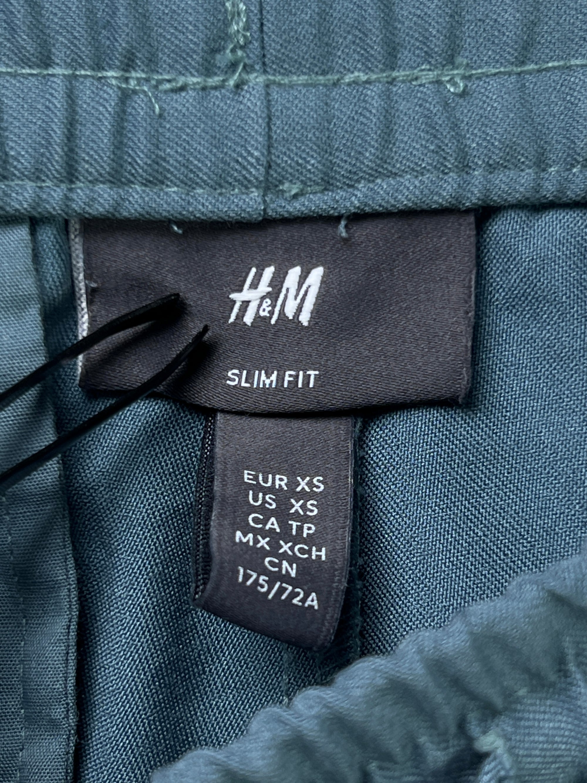 H&M® Waist: 28" | Teal | Trouser | Stretch Lining | Poly Viscose | 2411 - Genuine Maal