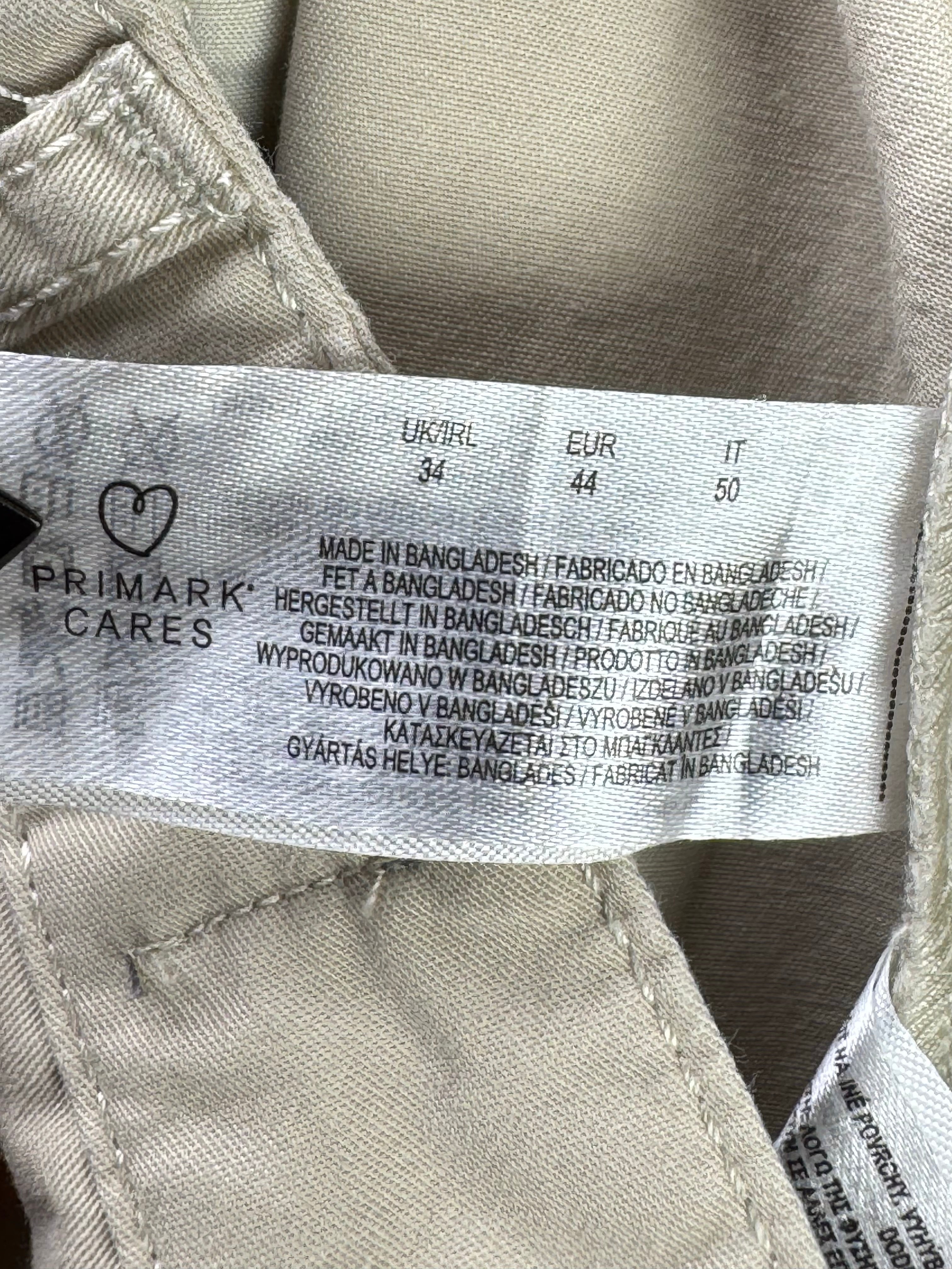 Denim CO.® Waist: 34" | Beige | Chino Shorts | Cotton | 1710 - Genuine Maal