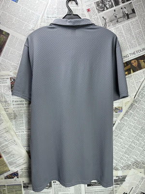 Manfinity® Medium | Chest: 21.5" | Grey | Polo Shirt | Poly-Elastane | M5 - 5559 - Genuine Maal
