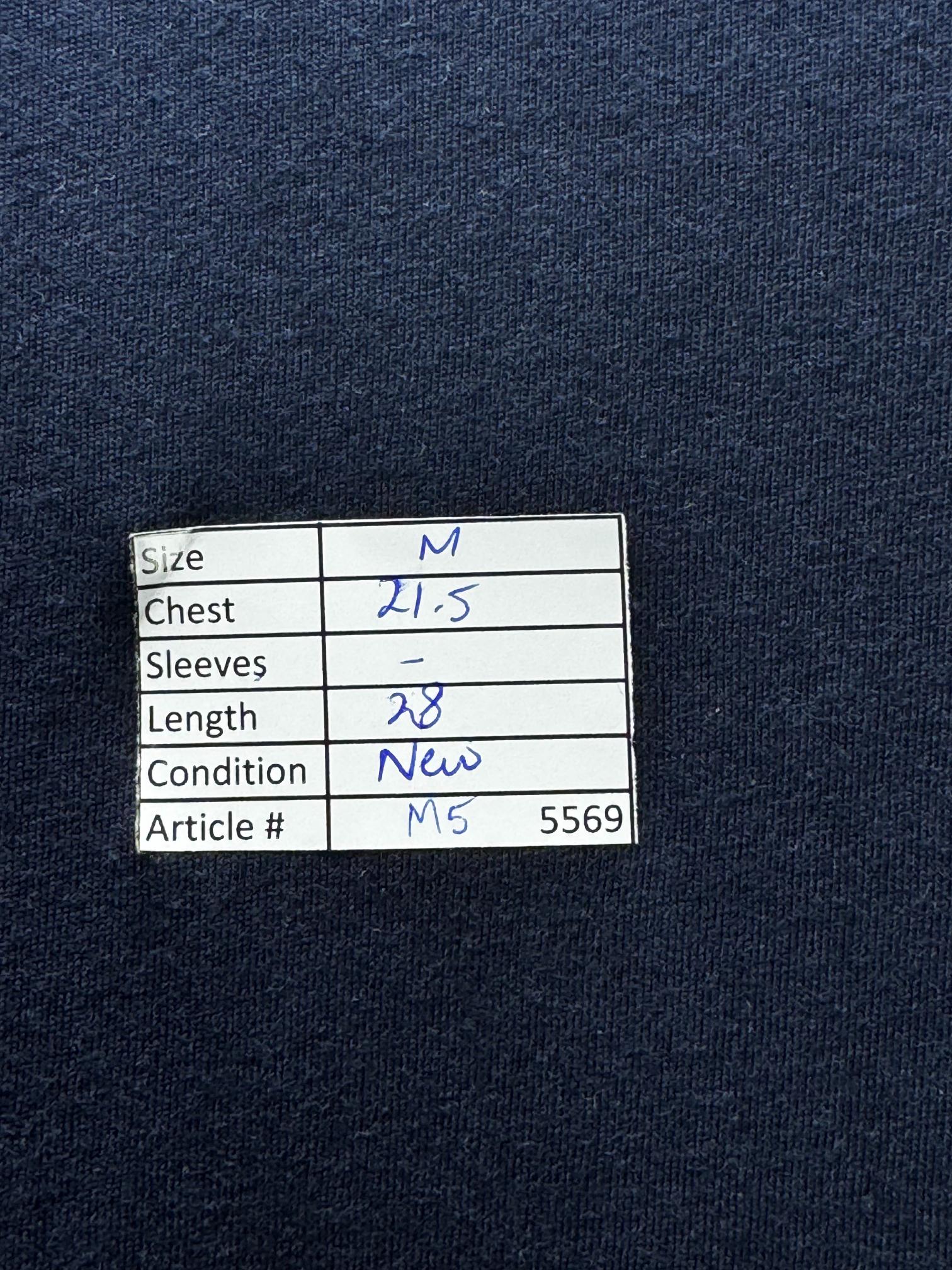 Atheletic Works® Medium | Chest: 21.5" | Blue | T-Shirt | Poly-Cotton | M5 - 5569 - Genuine Maal