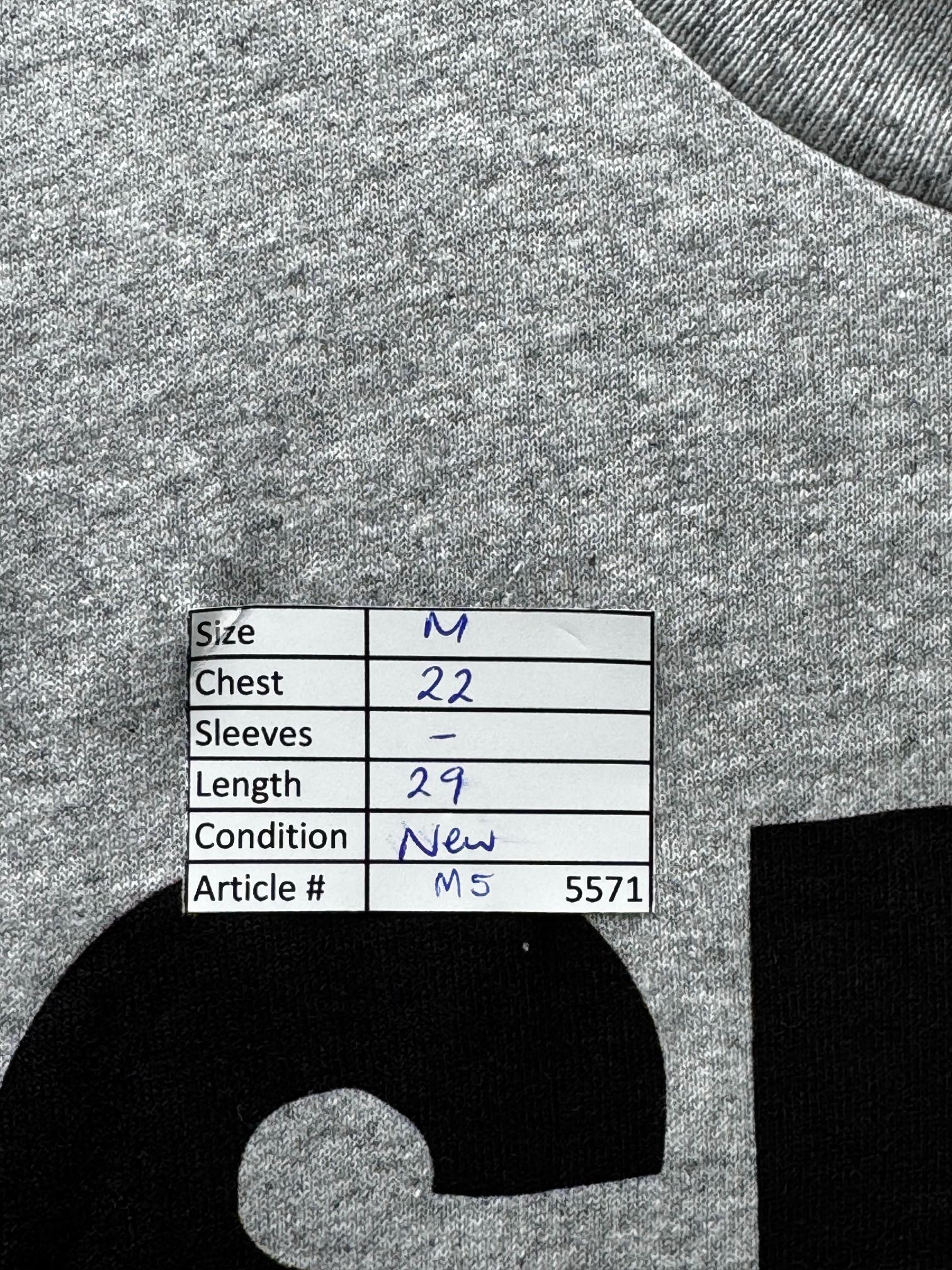 Batch1® Medium | Chest: 22" | Grey | T-Shirt | M5 - 5571 - Genuine Maal