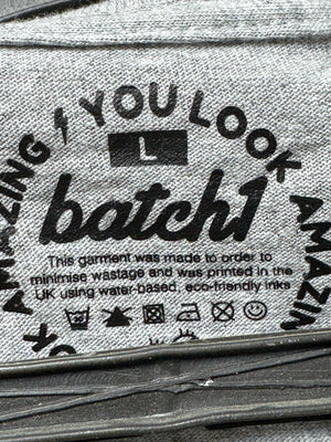 Batch1® Medium | Chest: 22" | Grey | T-Shirt | M5 - 5571 - Genuine Maal