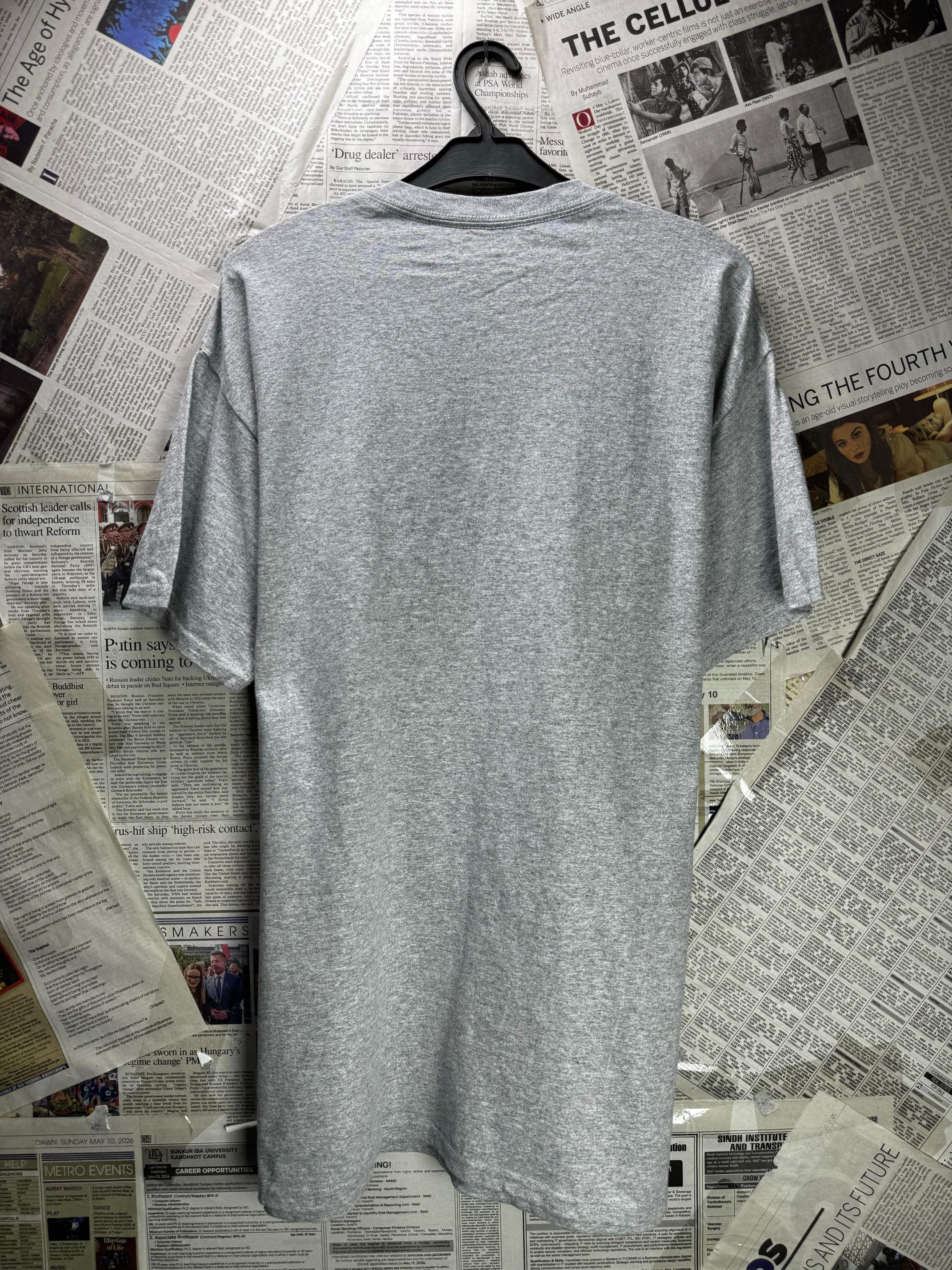 Batch1® Medium | Chest: 22" | Grey | T-Shirt | M5 - 5571 - Genuine Maal