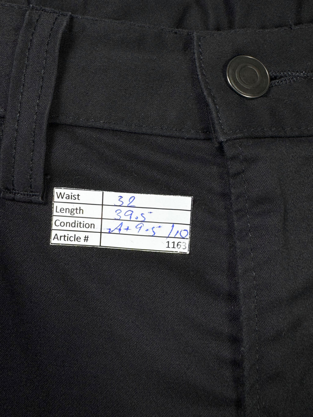 Uniqlo® Waist: 32" | Black | Cotton | Chinos Pants | 1163 - Genuine Maal