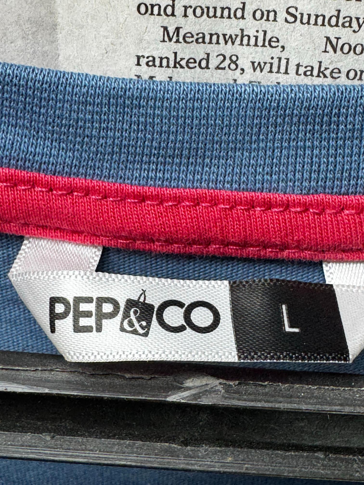 PEP&CO® Medium | Chest: 22" | Blue | T-Shirt | Cotton | M5 - 5568 - Genuine Maal