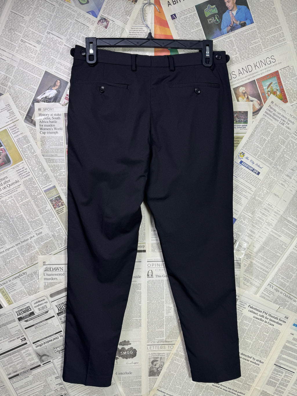Primark® Waist: 32" | Black | Dress Pants | Fit: Slim | 1138 - Genuine Maal