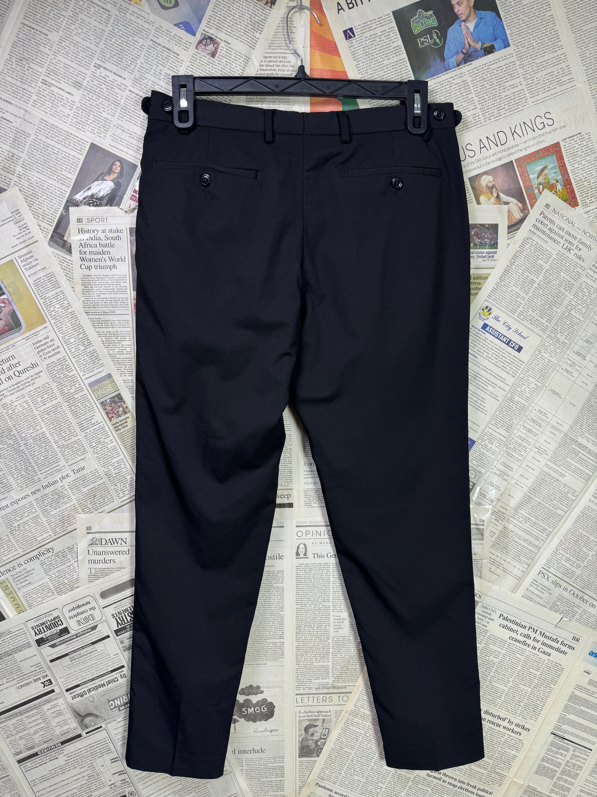 Primark® Waist: 32" | Black | Dress Pants | Fit: Slim | 1138 - Genuine Maal