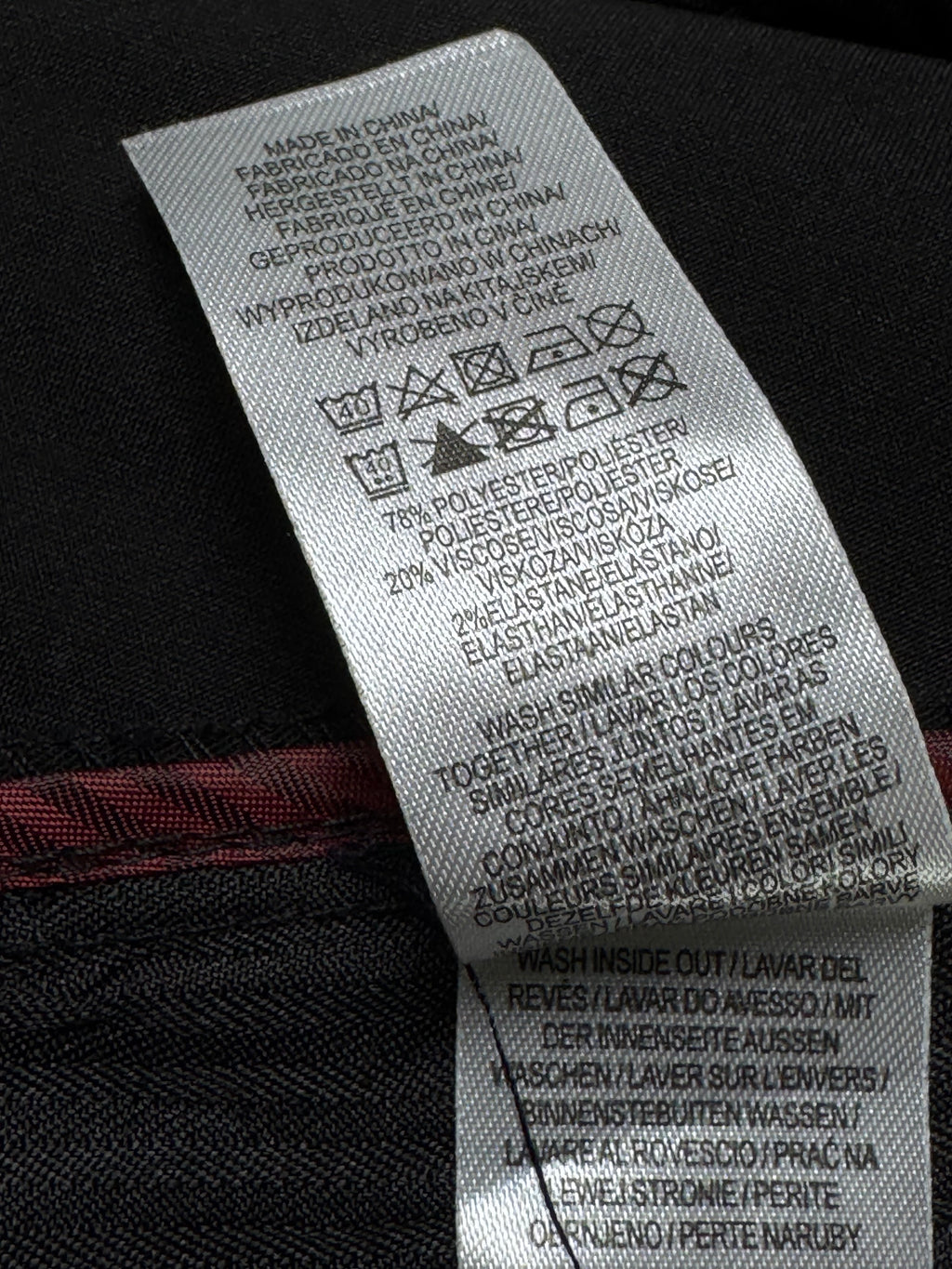 Primark® Waist: 32" | Black | Dress Pants | Fit: Slim | 1138 - Genuine Maal