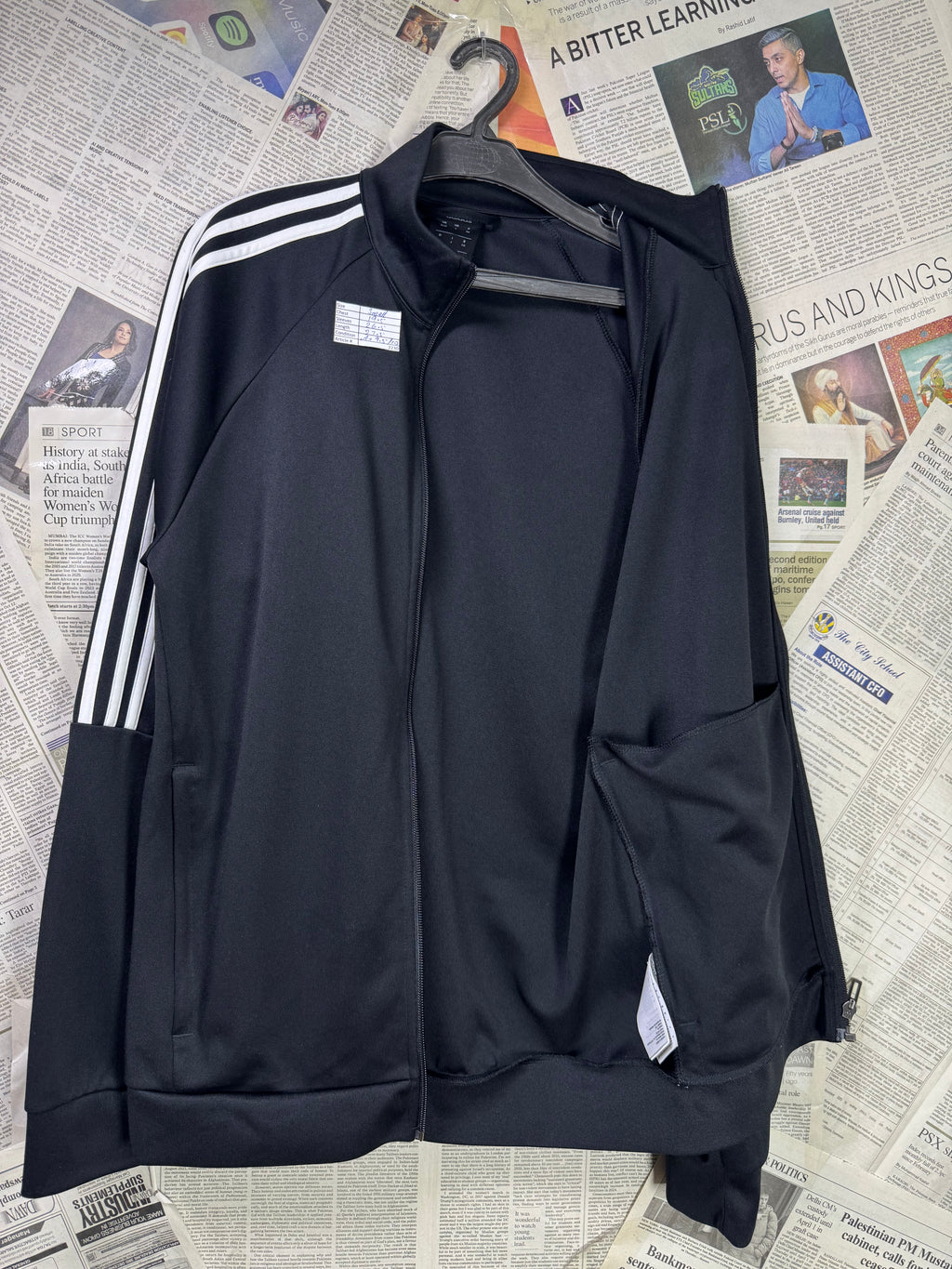 Adid*s® Small | Chest: 19.5" | Black | Jacket | Poly | 2230 - Genuine Maal