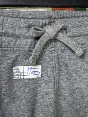 Gym Shark® Waist: 30" | Gray | Trouers | inner: Fleece | Cotton - Poly | 1147 - Genuine Maal