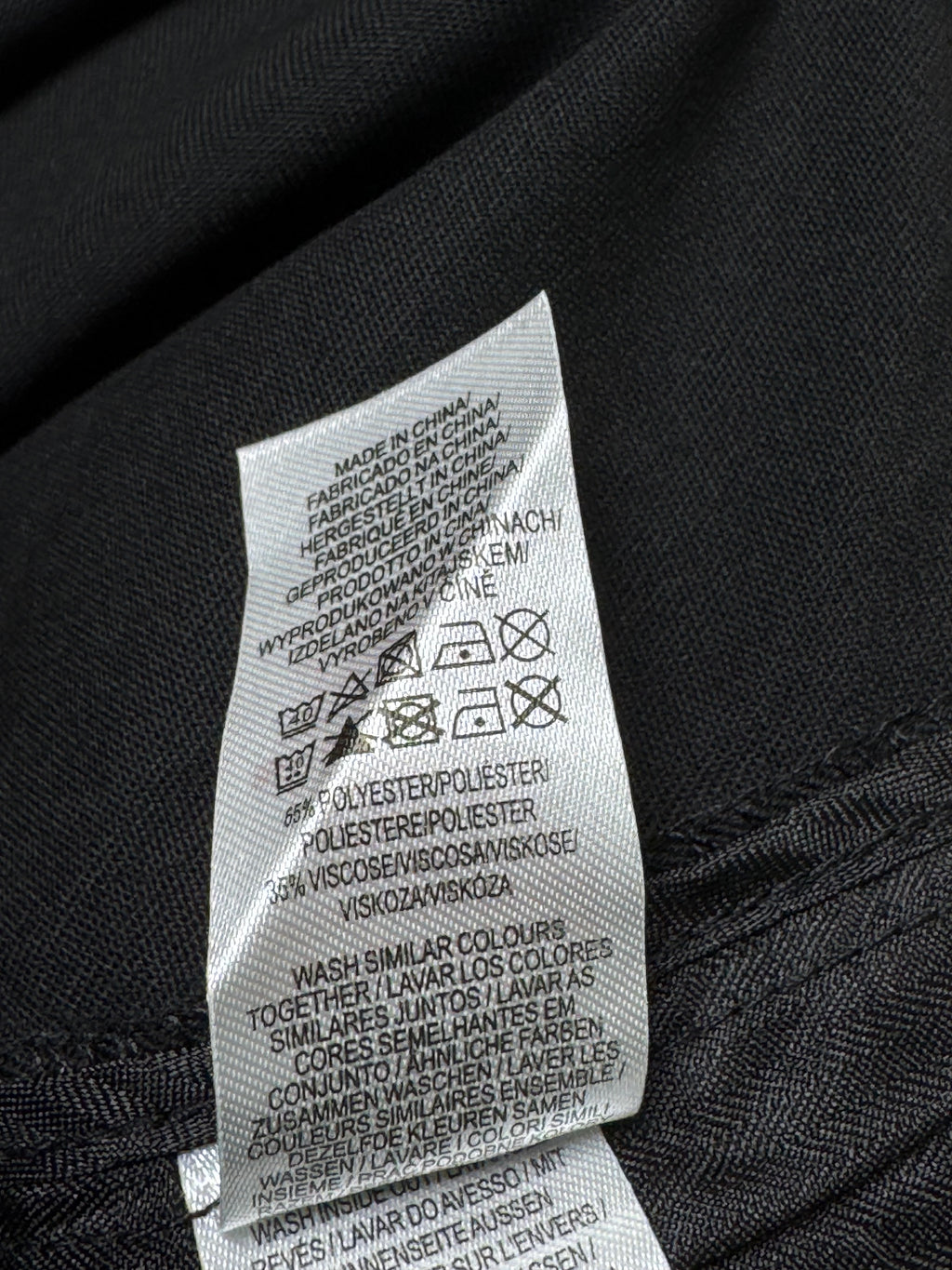 Primark® Waist: 36" | black | Dress Pants | Poly - Viscose | 1136 - Genuine Maal