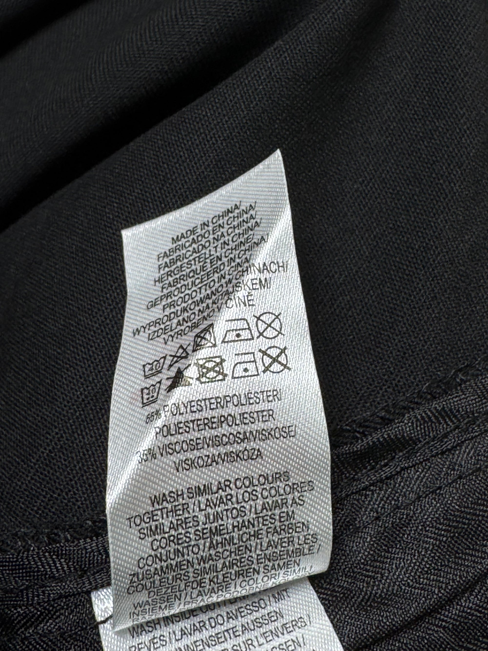 Primark® Waist: 36" | black | Dress Pants | Poly - Viscose | 1136 - Genuine Maal