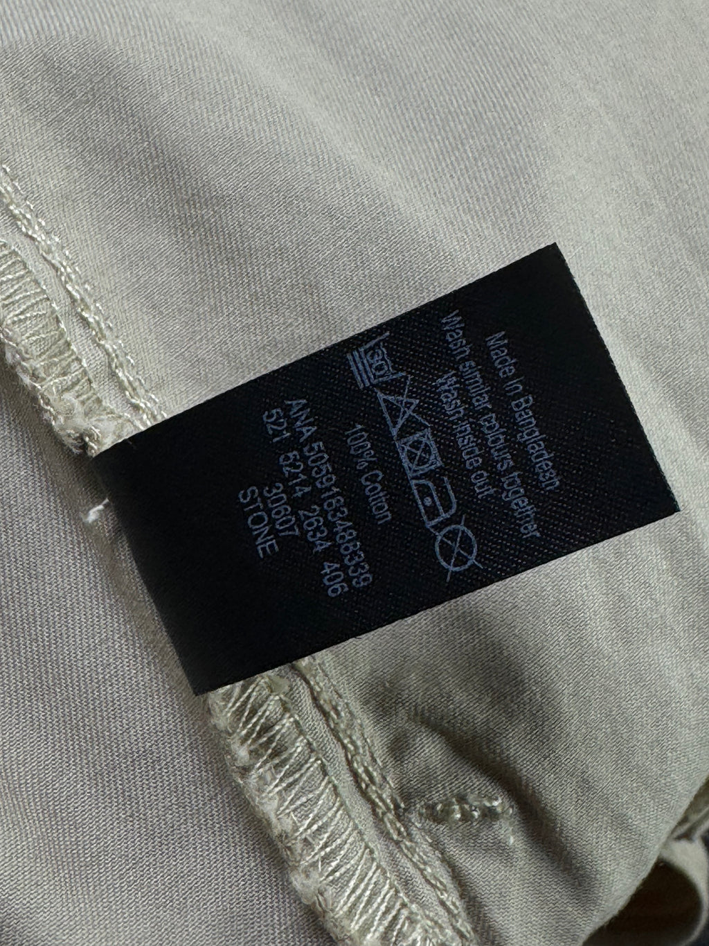 George® Waist: 32" | Beige | Cargo Trouser | Cotton | 1140 - Genuine Maal