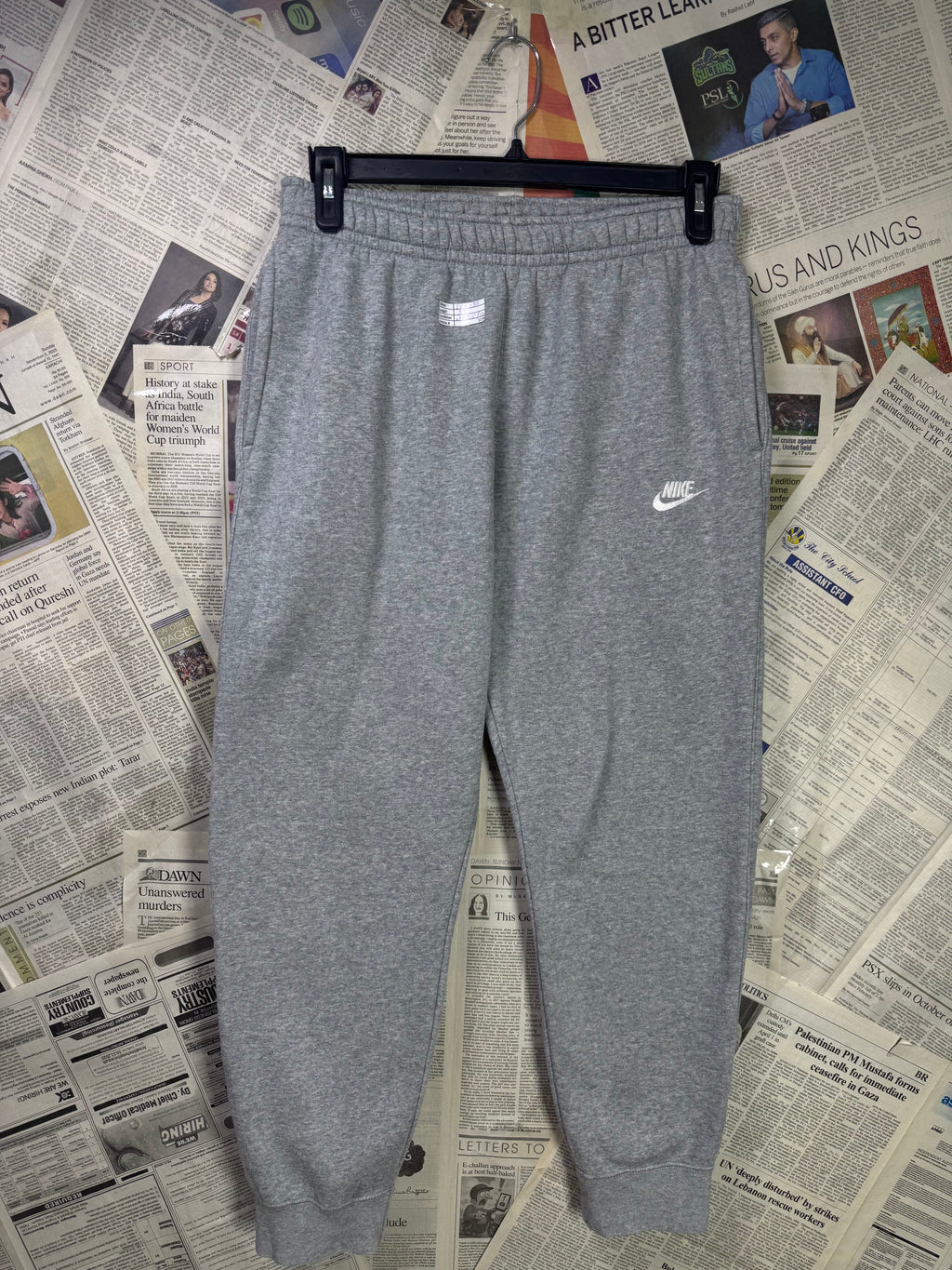 N*ke® Waist: 28" to 30" | Gray | Trouser | Inner: Fleece | Cotton | 1139 - Genuine Maal