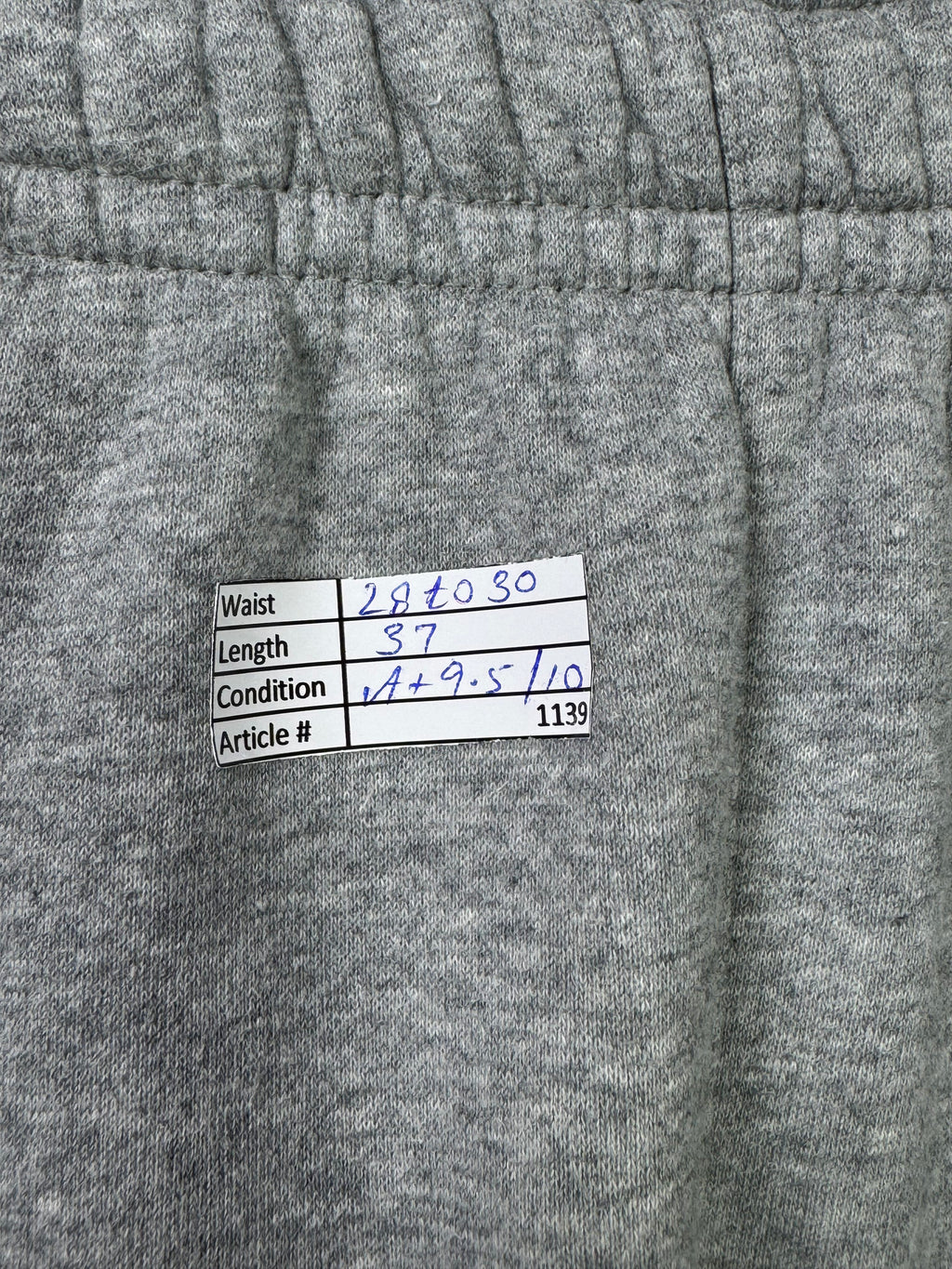 N*ke® Waist: 28" to 30" | Gray | Trouser | Inner: Fleece | Cotton | 1139 - Genuine Maal