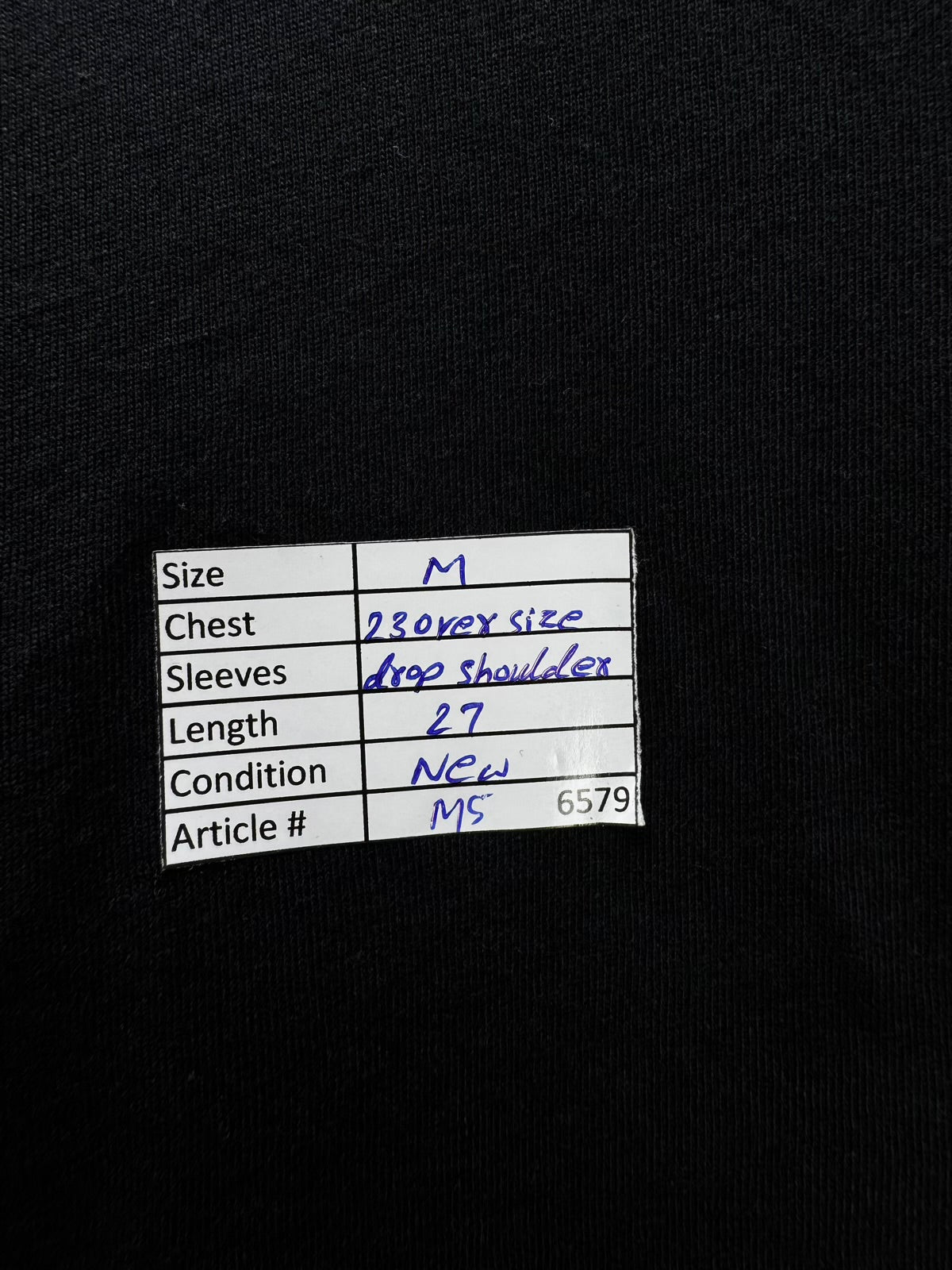 Primark® Medium | Chest: 23" | Black | T-Shirt | Cotton | M5 - 6579