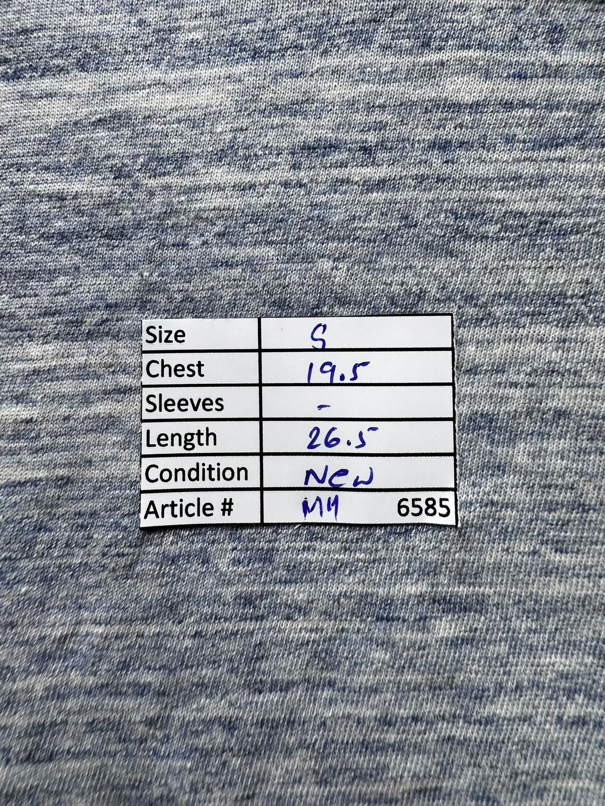 Primark® Small | Chest: 19.5" | Gray | T-Shirt | Poly-Cotton | M4 - 6585