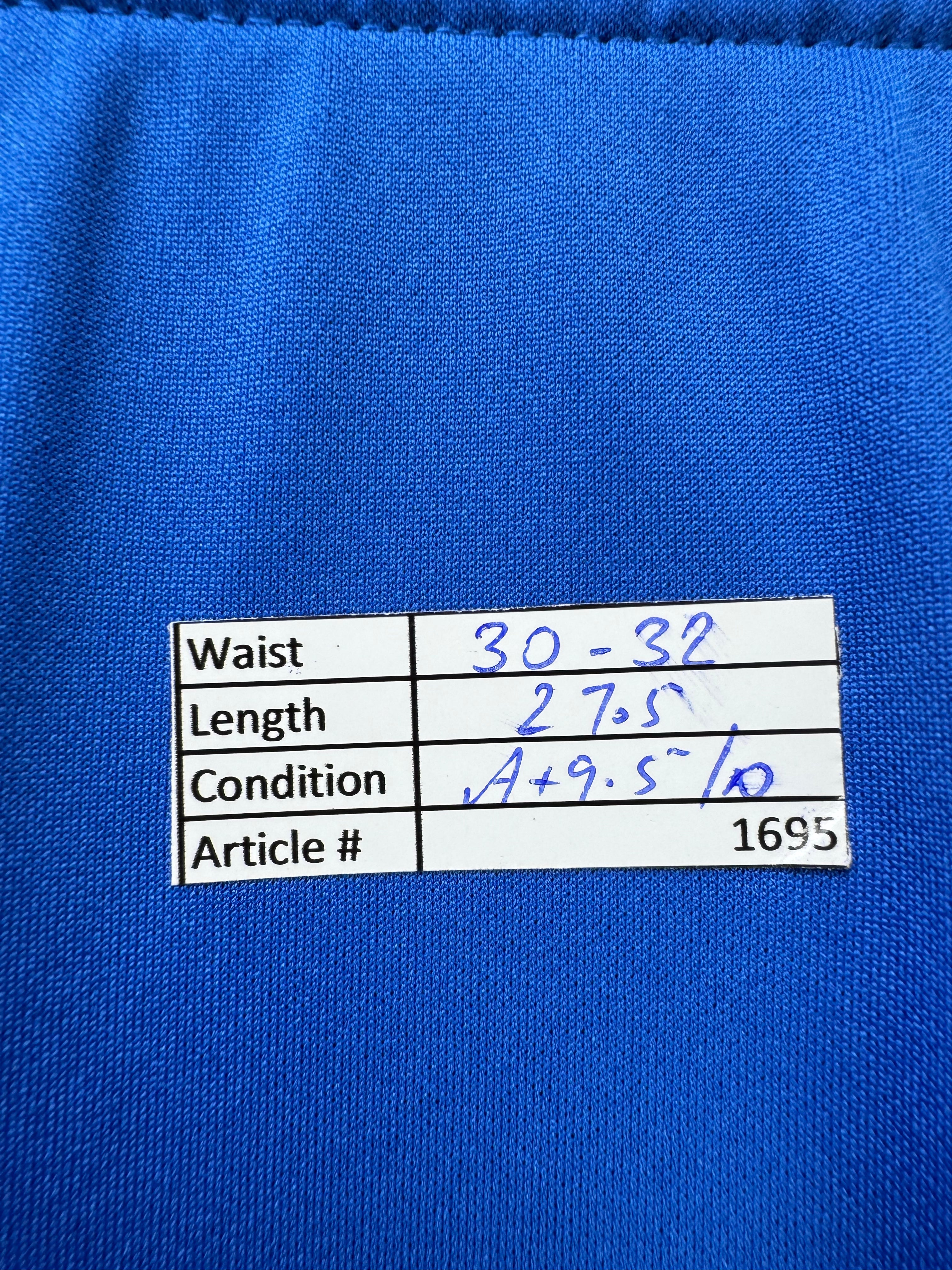 N*ke® Waist: 30" to 32" | Blue | Sports Shorts | Poly | 1695 - Genuine Maal