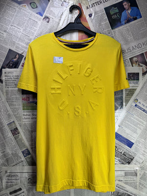 Tommy Hilfig*r® Small | Chest: 19" | Yellow | T-Shirt | Cotton | 4108 - Genuine Maal