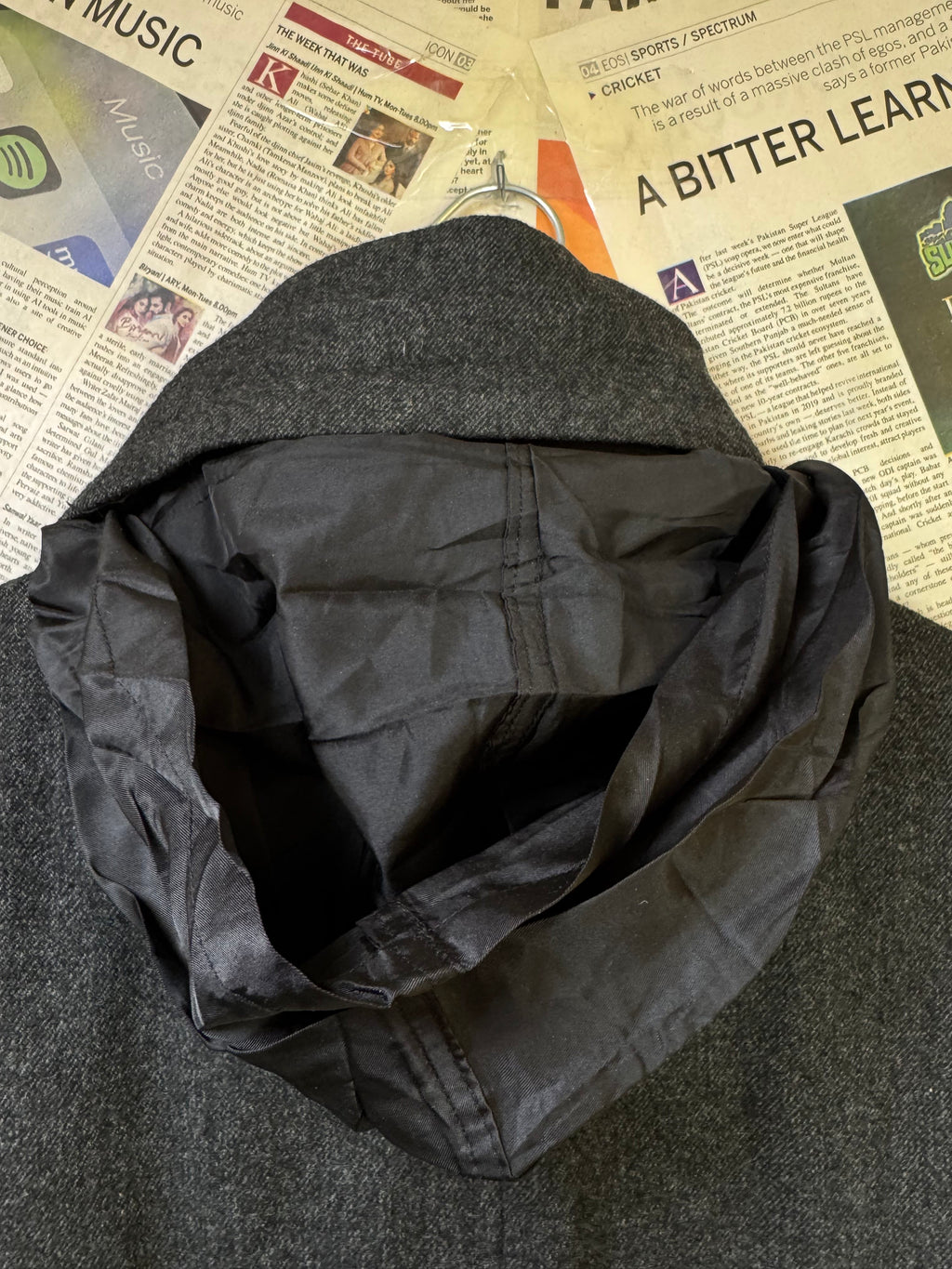 Grasaga® Small | Chest: 21" | Gray | Jacket | Wool - Blend | 3174 - Genuine Maal