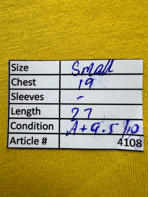 Tommy Hilfig*r® Small | Chest: 19" | Yellow | T-Shirt | Cotton | 4108 - Genuine Maal