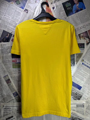 Tommy Hilfig*r® Small | Chest: 19" | Yellow | T-Shirt | Cotton | 4108 - Genuine Maal