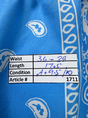 Manfinity® Waist: 36" to 38" | Blue | Shorts | Poly | 1711 - Genuine Maal