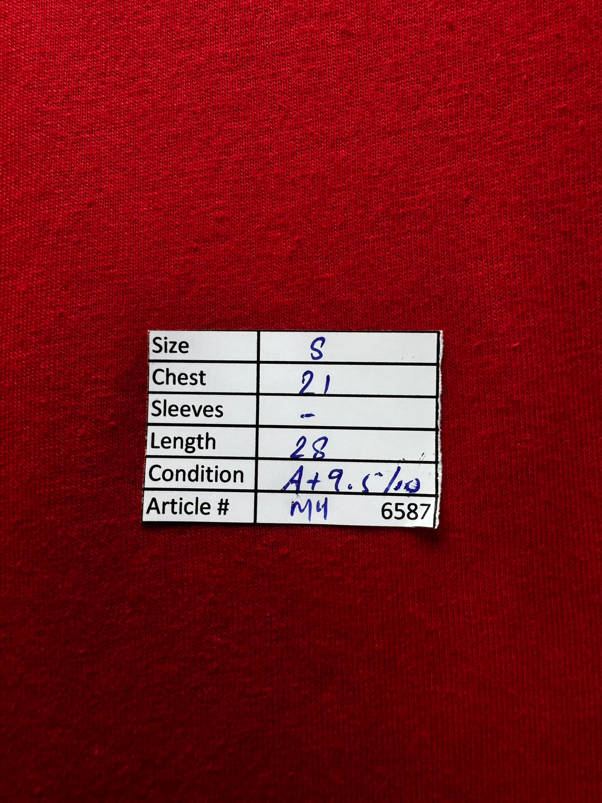 Swissport® Small | Chest: 21" | Red | T-Shirt | Poly-Cotton | M4 - 6587