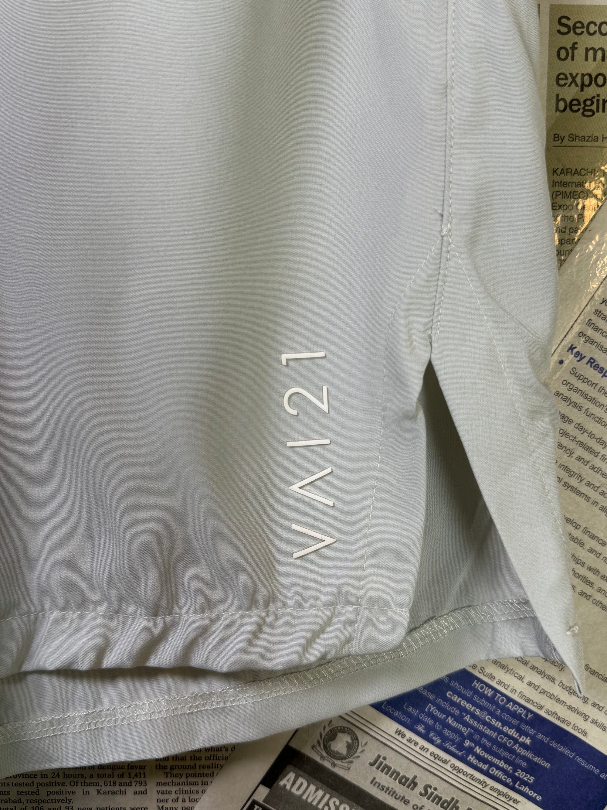 Vai21® Waist: 28" | Gray | Shorts | Poly | 1151 - Genuine Maal