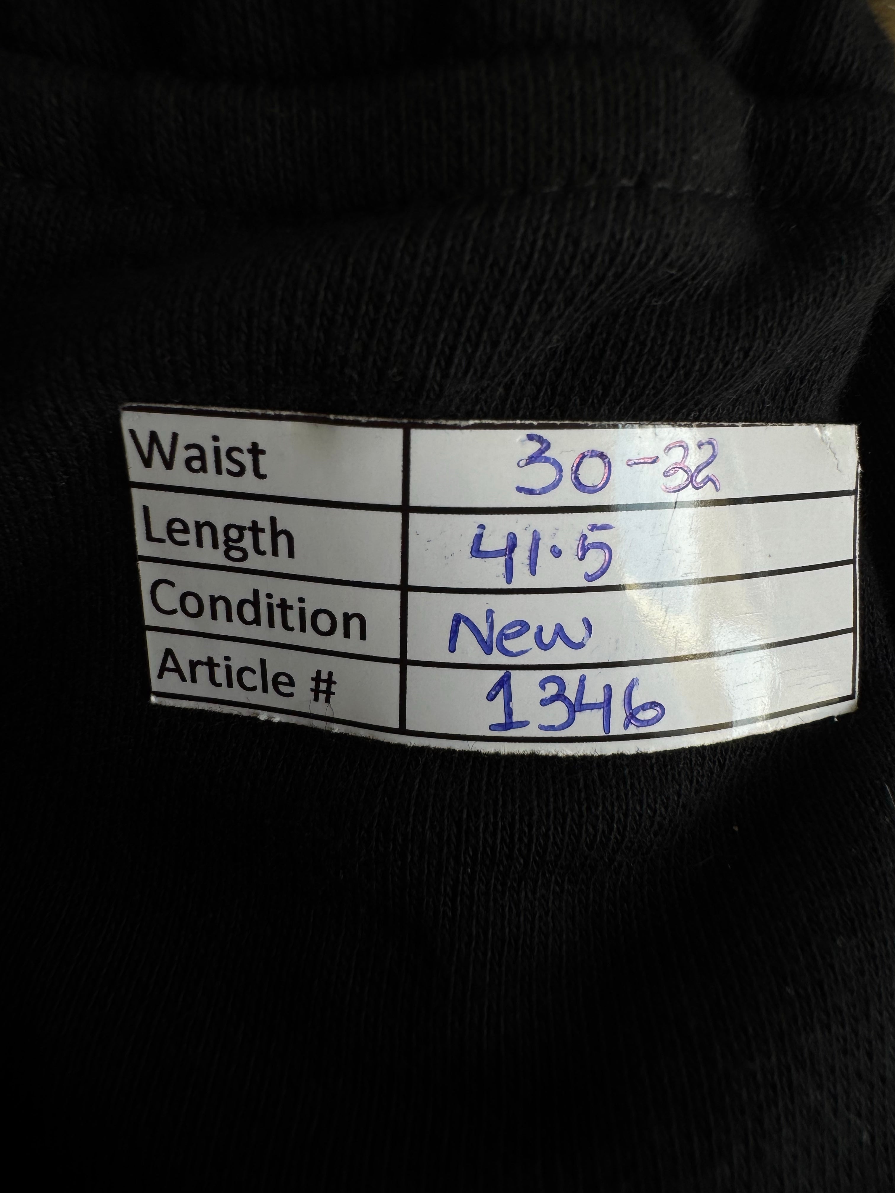 Yovela® Waist: 30" to 32" | Black | Trousers | Poly - Rayon | 1346 - Genuine Maal