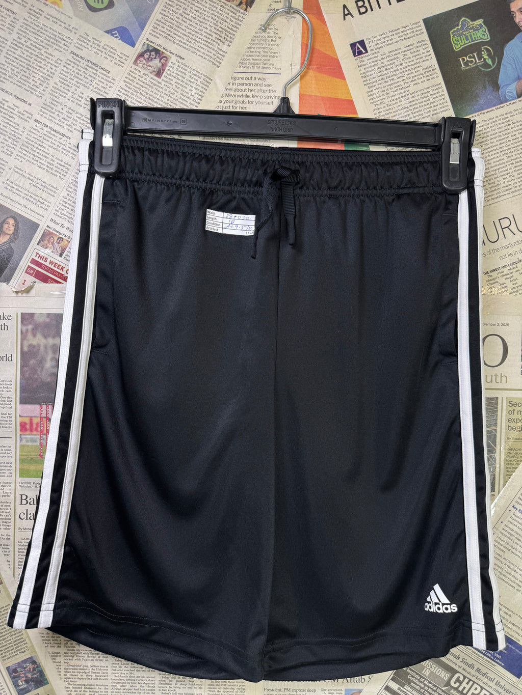 Adid*s® Waist: 28 to 30" | Black | Shorts | Poly | 1162 - Genuine Maal