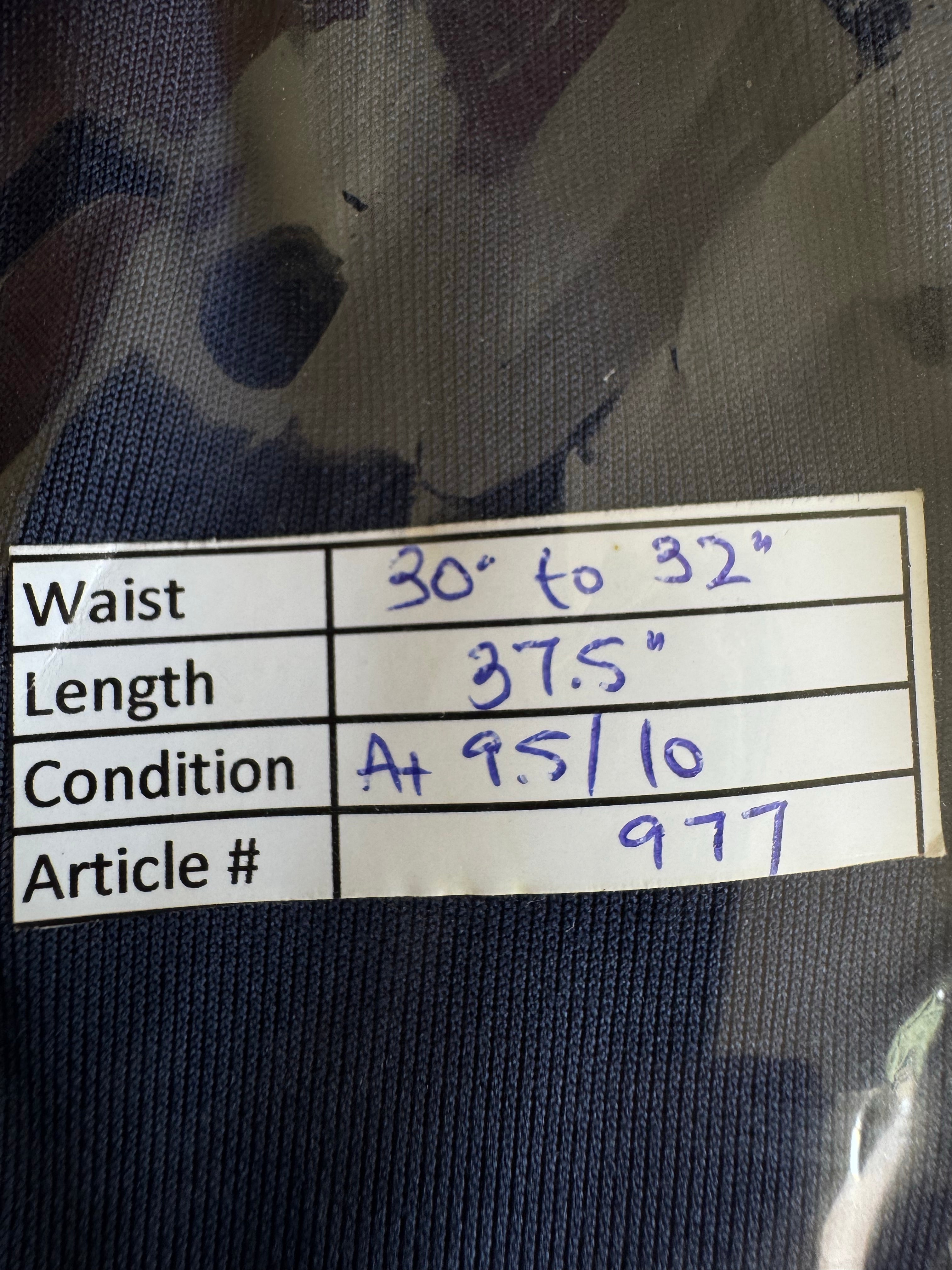 N*KE® Waist: 30" to 32" | Navy Blue | Sports Trouser | Poly | 977 - Genuine Maal