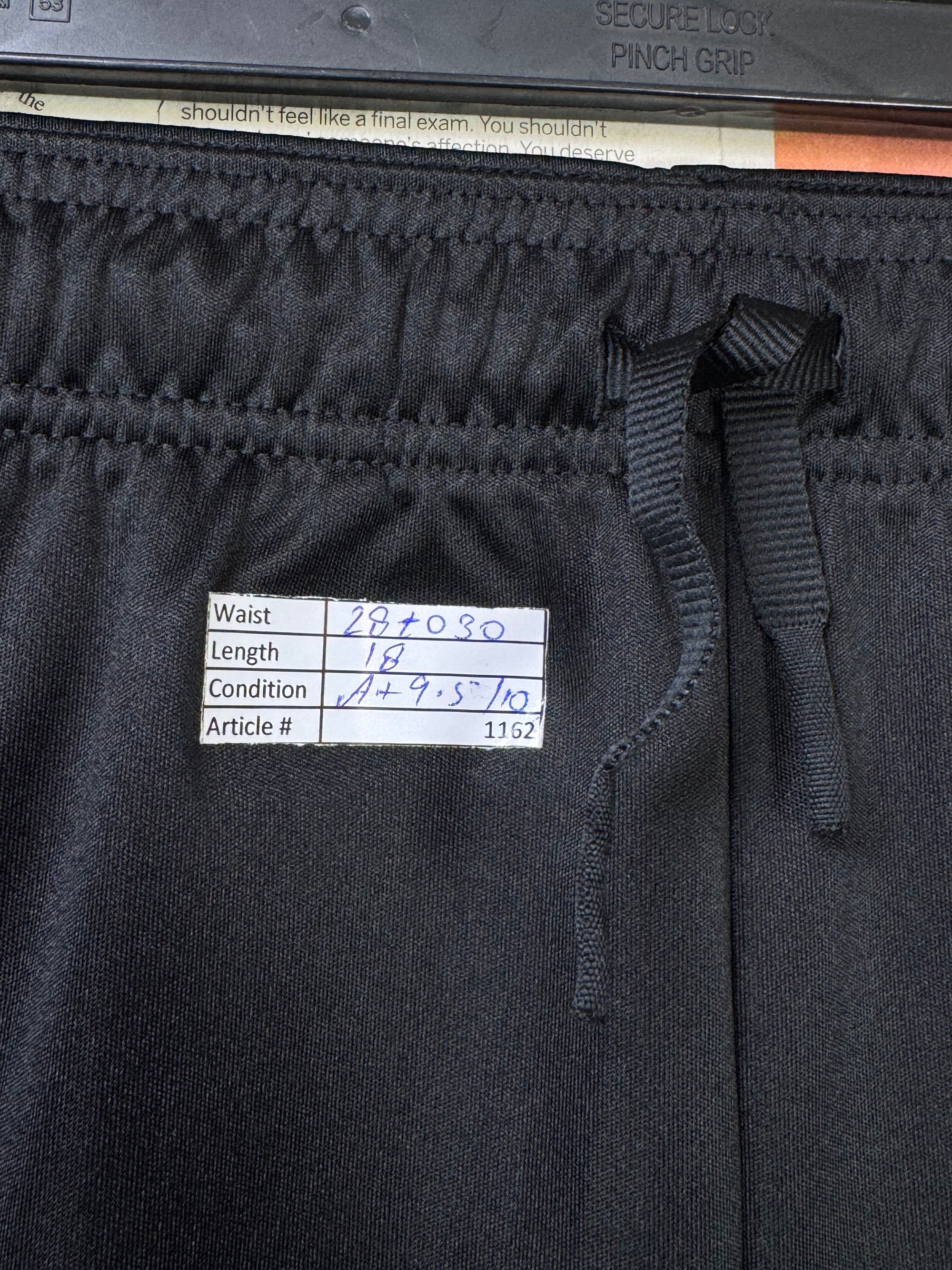 Adid*s® Waist: 28 to 30" | Black | Shorts | Poly | 1162 - Genuine Maal