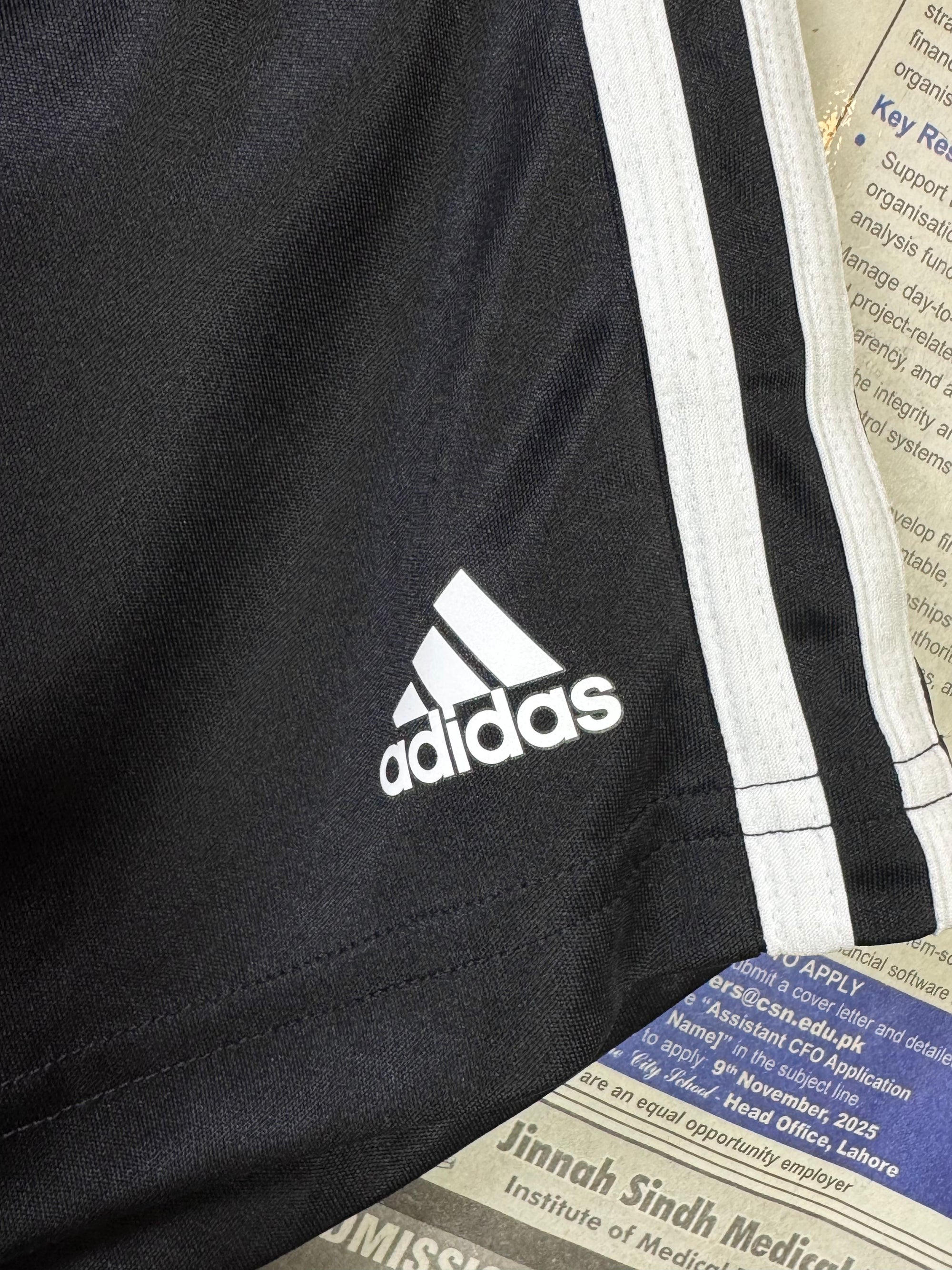 Adid*s® Waist: 28 to 30" | Black | Shorts | Poly | 1162 - Genuine Maal