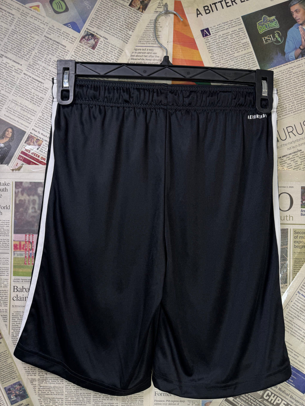 Adid*s® Waist: 28 to 30" | Black | Shorts | Poly | 1162 - Genuine Maal