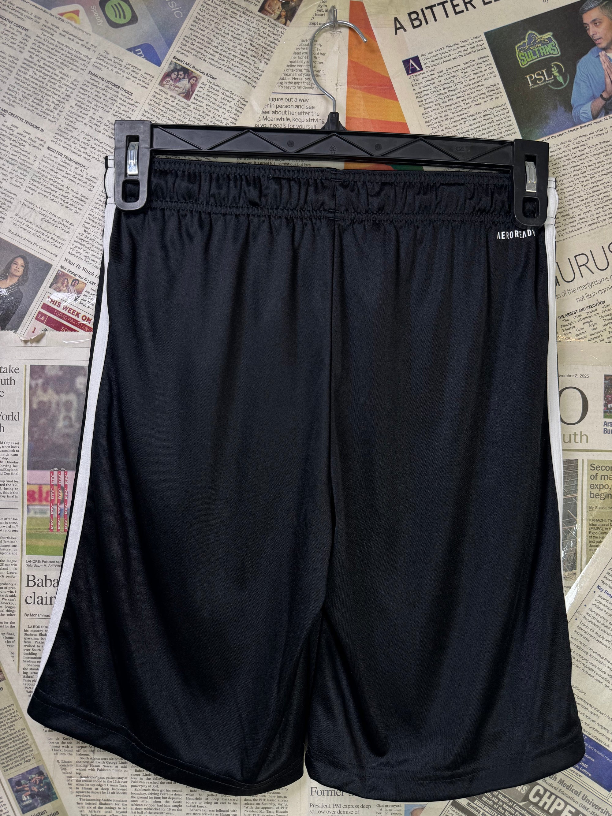 Adid*s® Waist: 28 to 30" | Black | Shorts | Poly | 1162 - Genuine Maal