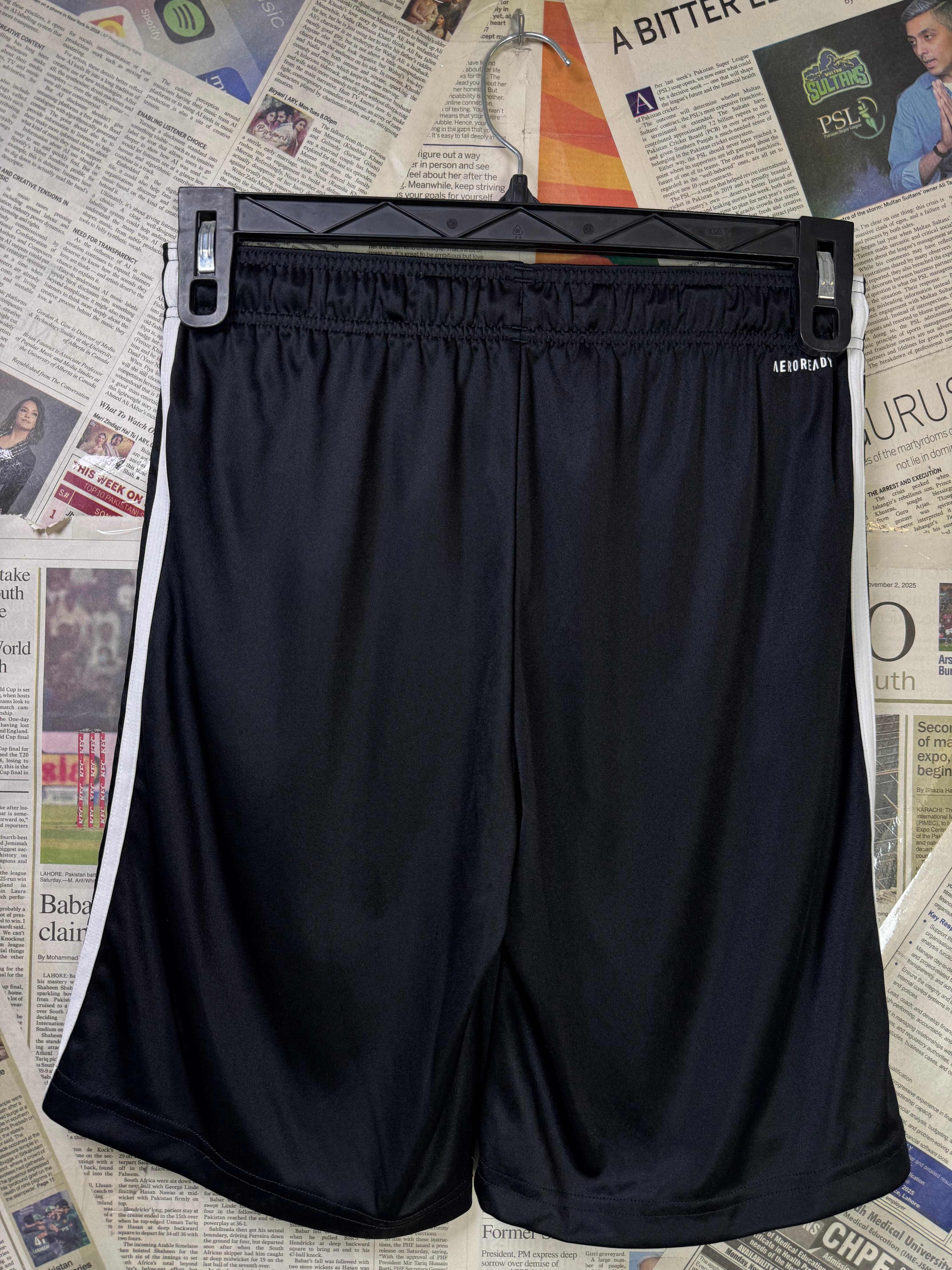 Adid*s® Waist: 28 to 30" | Black | Shorts | Poly | 1162 - Genuine Maal