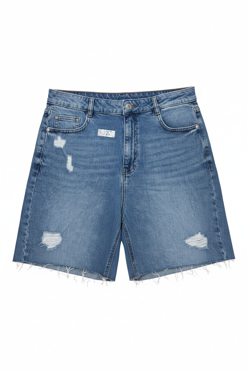 Urban Bliss® Waist: 28" to 30" | Blue | Denim Shorts | B10 - 3105