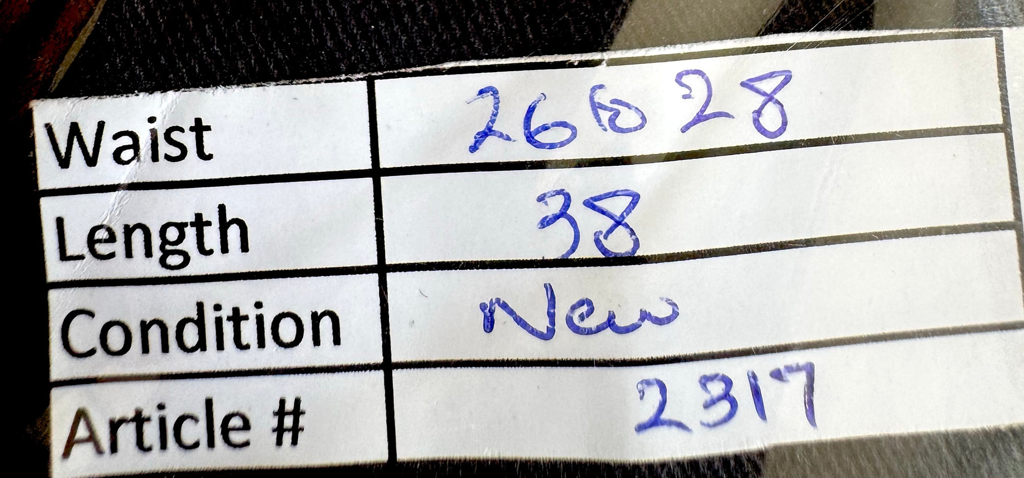 MAN® Waist: 26" to 28" | Black | Cargo Trouser | Cotton | 2317 - Genuine Maal