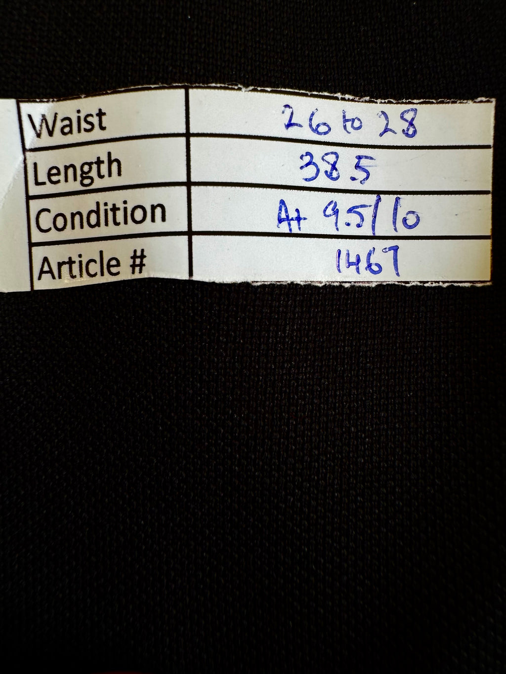 Adid*s® Waist: 26" to 28" | Black | Sports Trousers | Poly | 1467 - Genuine Maal