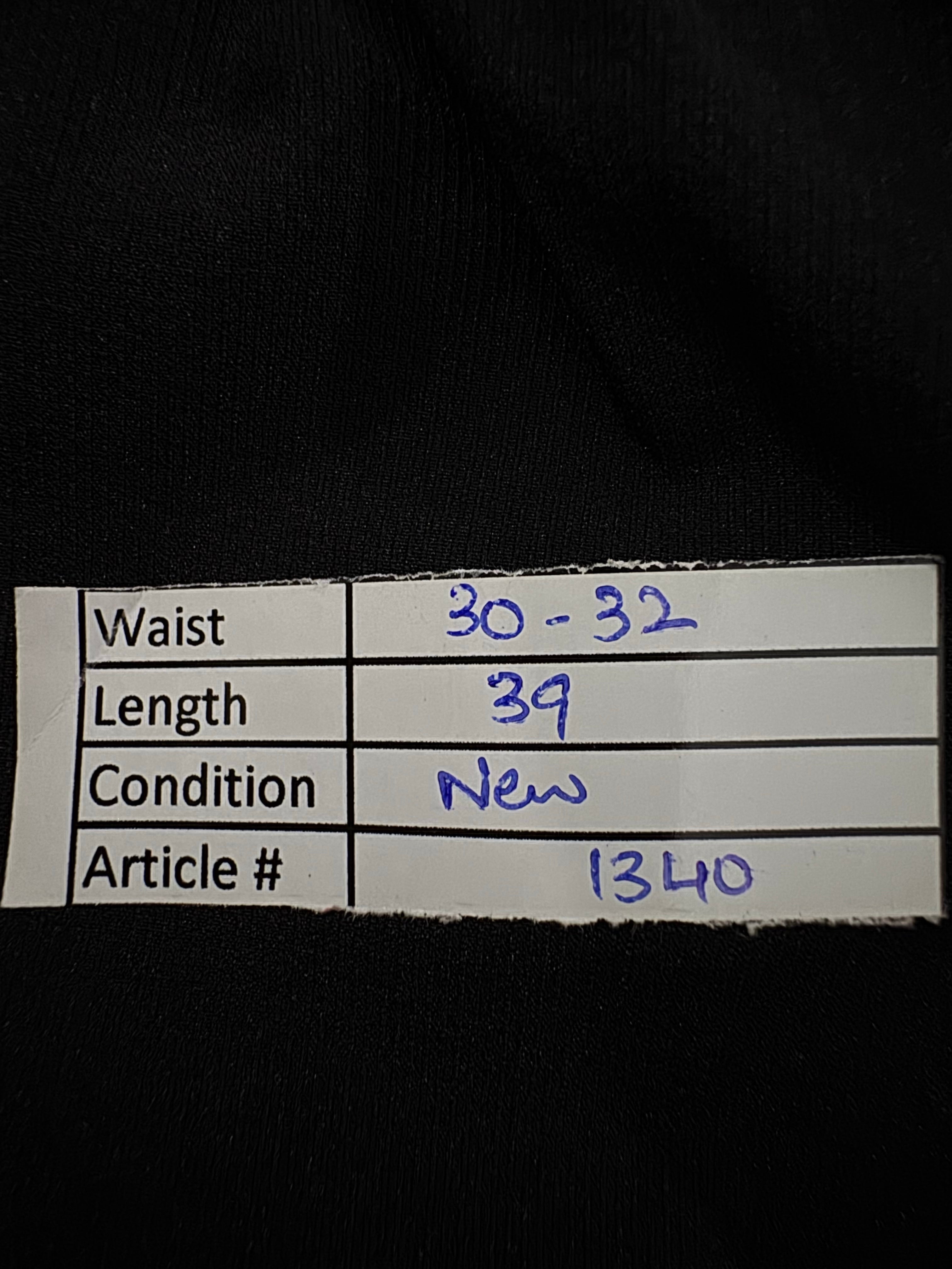 Kojooin® Waist: 30" to 32" | Black | Trousers | Nylon - Spandex | 1340 - Genuine Maal