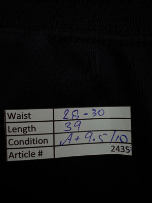 Uniqlo® Waist: 28" to 30" | Black | Trousers | Cotton - Poly | 2435 - Genuine Maal