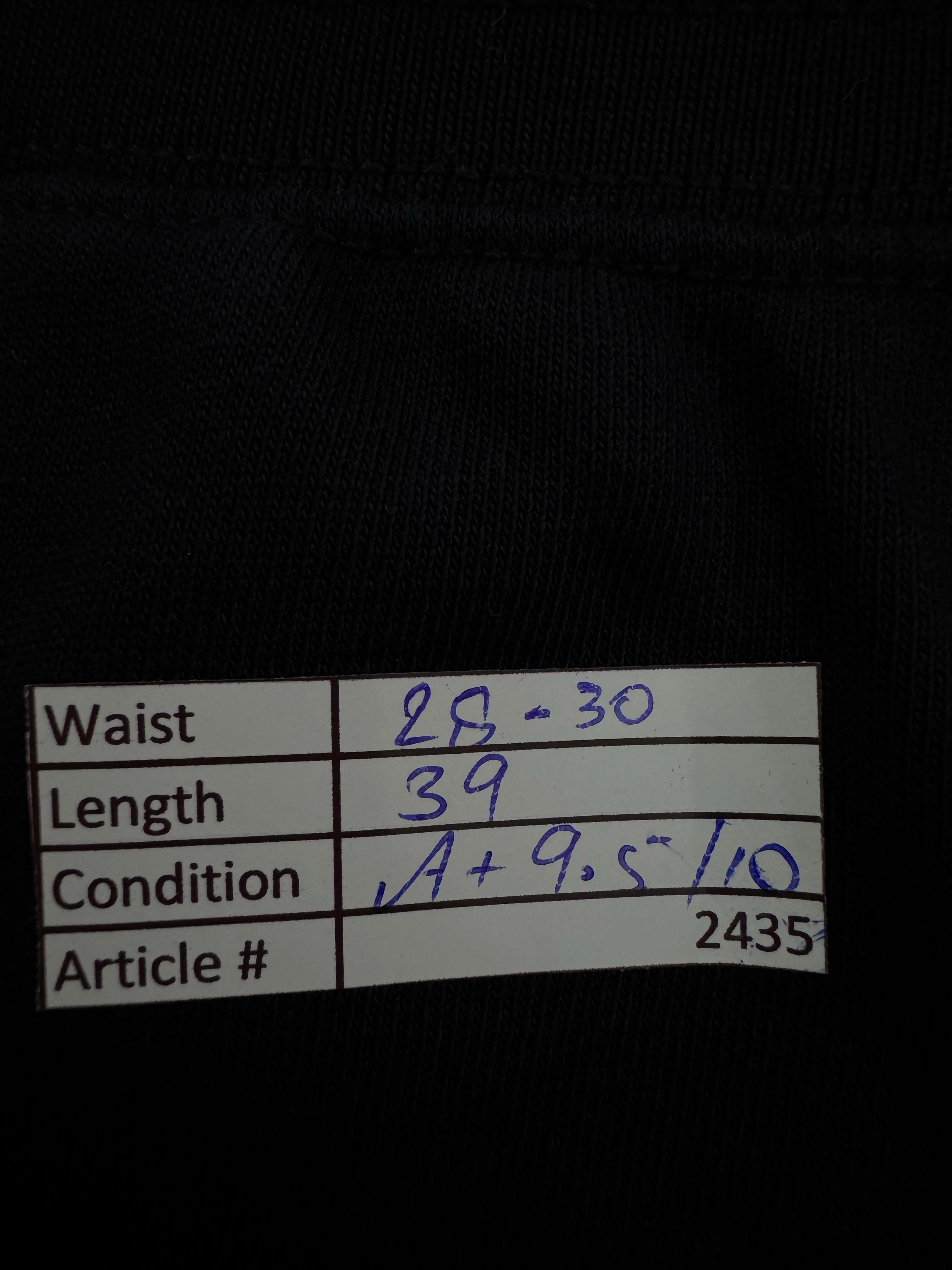Uniqlo® Waist: 28" to 30" | Black | Trousers | Cotton - Poly | 2435 - Genuine Maal
