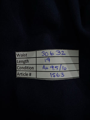 Tech Training® Waist: 30" to 32" | Navy Blue | Sports Shorts | Poly | 1563 - Genuine Maal