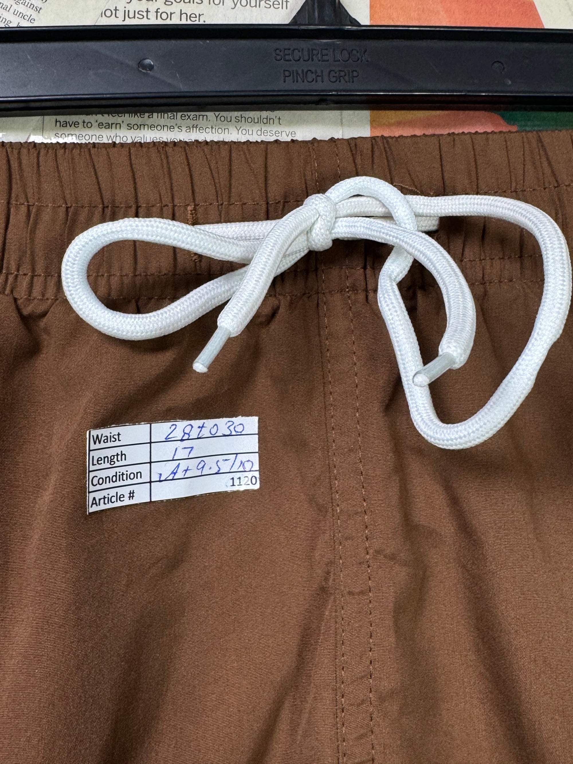 Manfinity® Waist: 28 to 30" | Brown | Shorts | Inner: mesh | Poly | 1120 - Genuine Maal