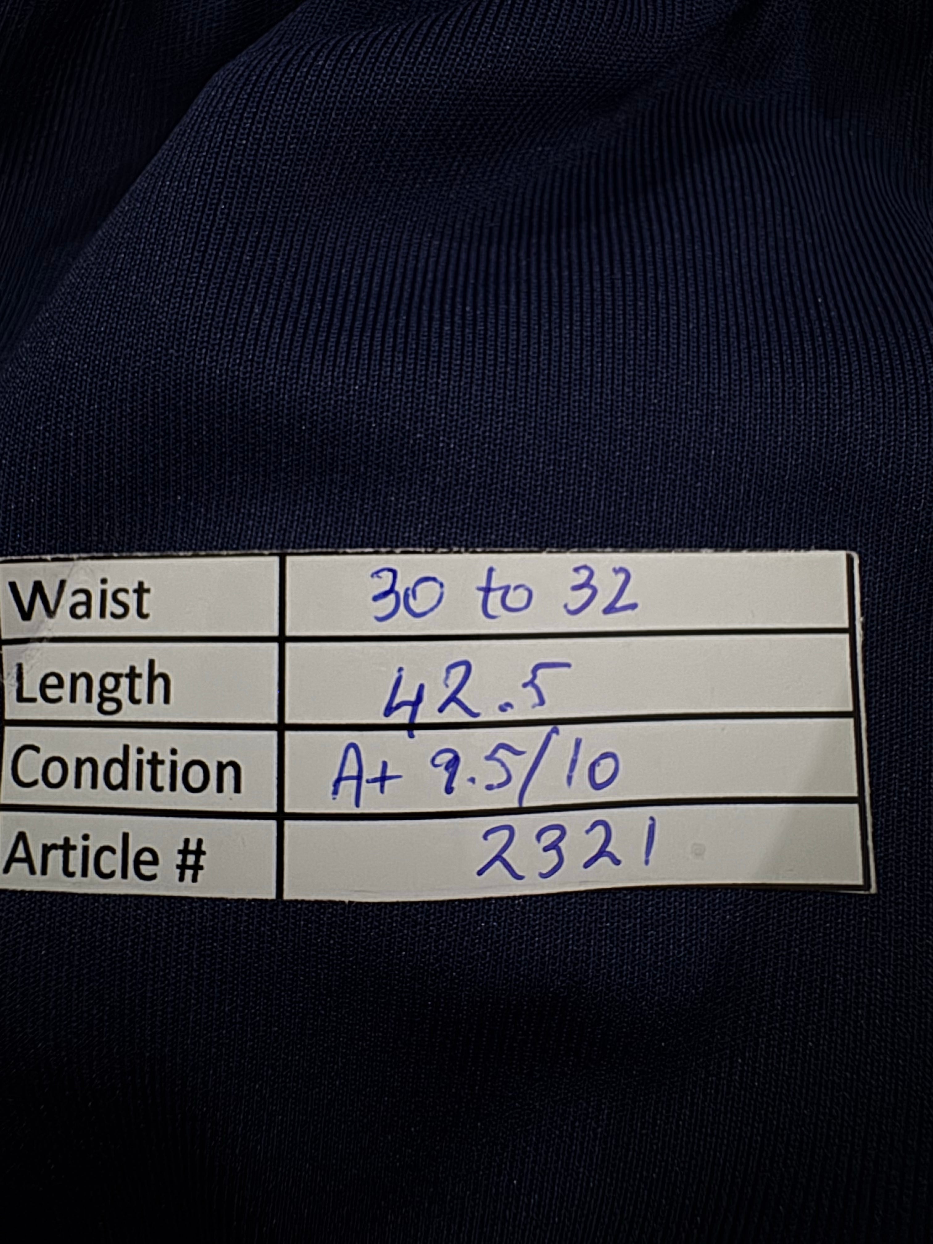 ® Waist: 30" to 32" | Blue | Sports Trousers | Poly | 2321 - Genuine Maal